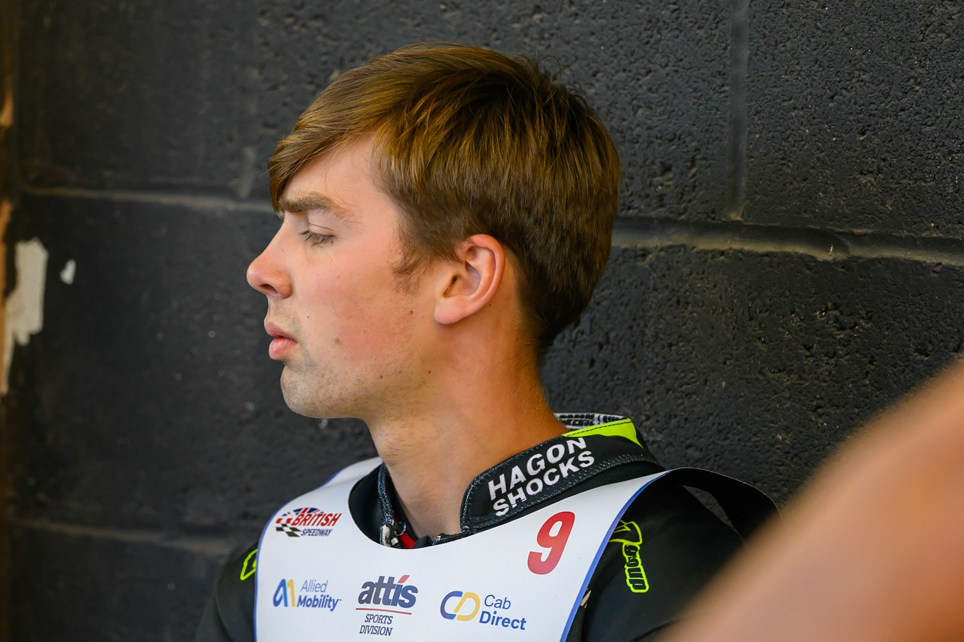 Jason Edwards (9) during the Cab Direct British Speedway Championship Final at the National Speedway Stadium, Manchester on Saturday 15th August 2026. (Photo: Ian Charles | MI News)