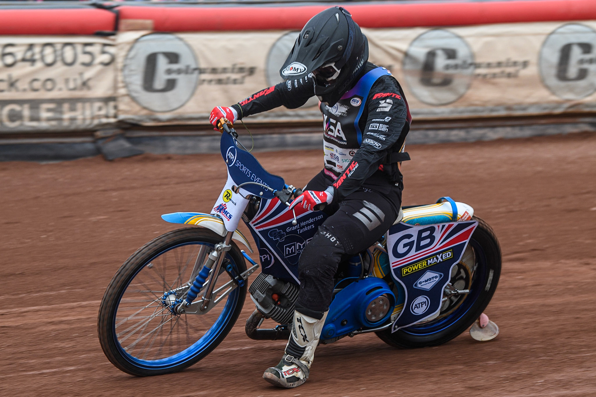 Jane Daniels, World Enduro Champion on track during the FIM Women's  Speedway Academy at the National Speedway Stadium, Manchester on Friday 4th August 2023. (Photo: Ian Charles | MI News)
