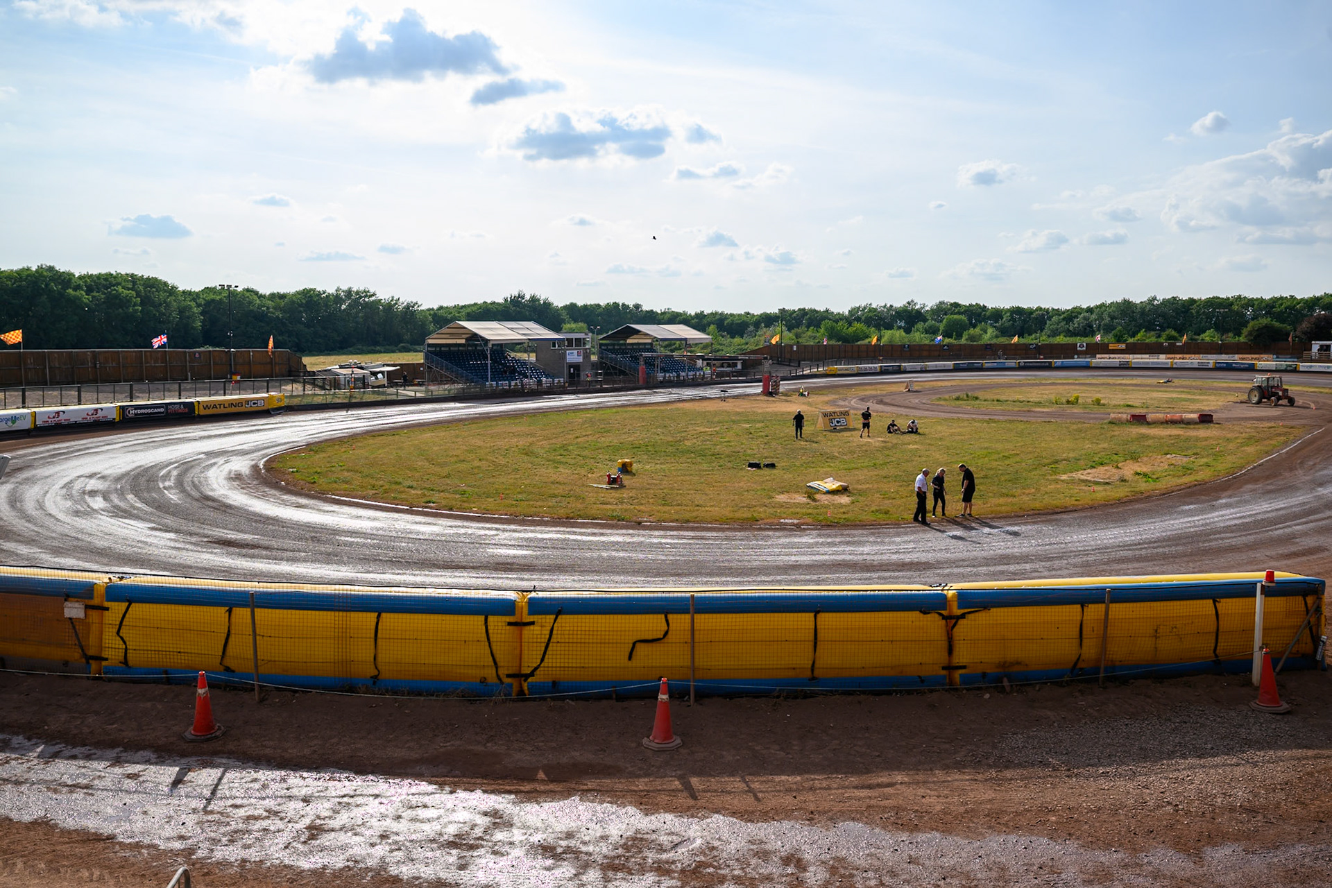 General view of The Hydroscan Arena from the pits during the Rowe Motor Oil Premiership match between Leicester Lions and Belle Vue Aces at the Hydroscan Arena, Leicester on Thursday 23rd July 2026. (Photo: Ian Charles | MI News)