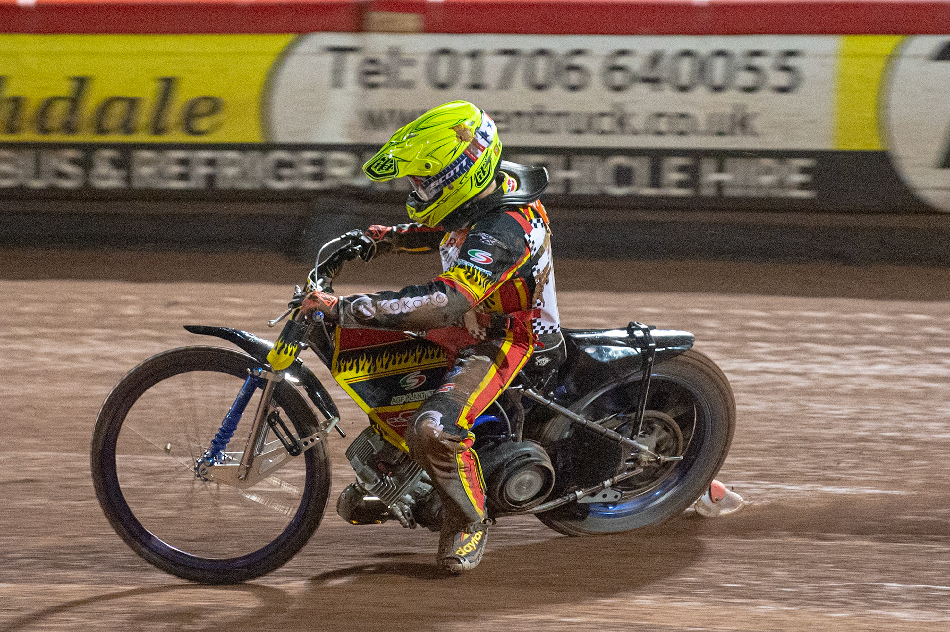 Photo: Ian CharlesMax James in action  in the 250cc Final British Youth Speedway Championship (Round 5), National Speedway Stadium, Manchester Saturday  10  October  2020