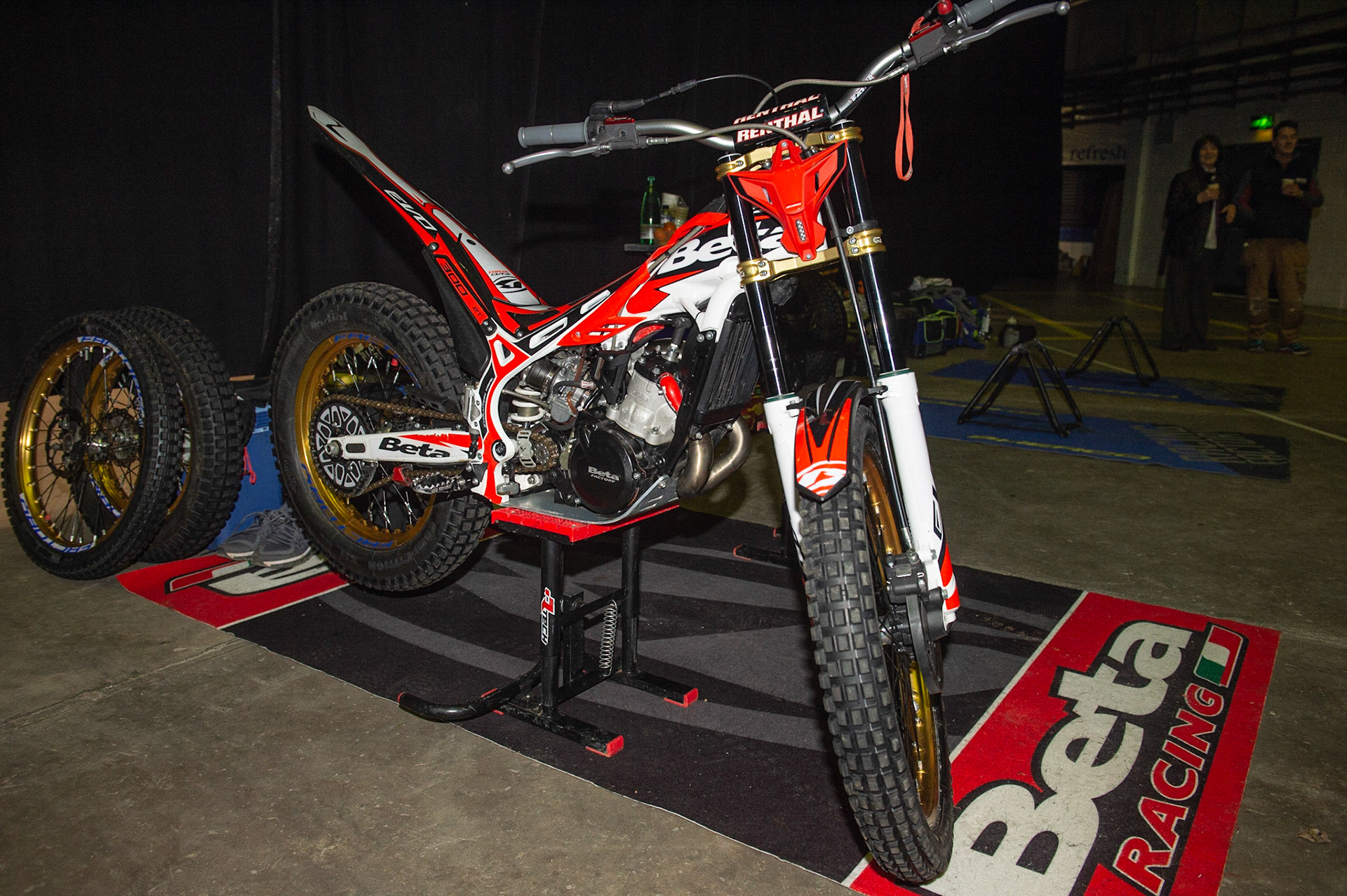 SHEFFIELD, ENGLAND  - DECEMBER 28TH  A Beta trials bike  during the 25th Anniversary Sheffield Indoor Trial at the FlyDSA Arena, Sheffield on Saturday 28th December 2019. (Credit: Ian Charles | MI News)