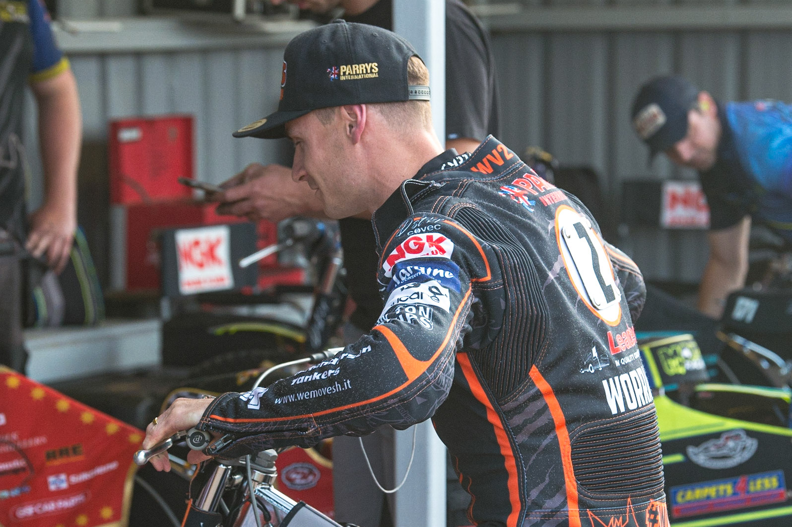 WOLVERHAMPTON, UK. JUN 20TH Steve Worrall  of Wolverhampton Parrys International Wolves during the SGB Premiership match between Wolverhampton Wolves and Belle Vue Aces at Monmore Green Stadium, Wolverhampton on Monday 20th June 2022. (Credit: Ian Charles | MI News)