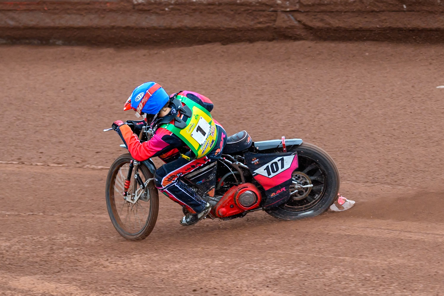 Alex Adamson of Australia in action during the FIM SGP2 Qualifying Round at the Peugeot Ashfield Stadium in Glasgow on Saturday 24th May 2025. (Photo: Ian Charles | MI News)