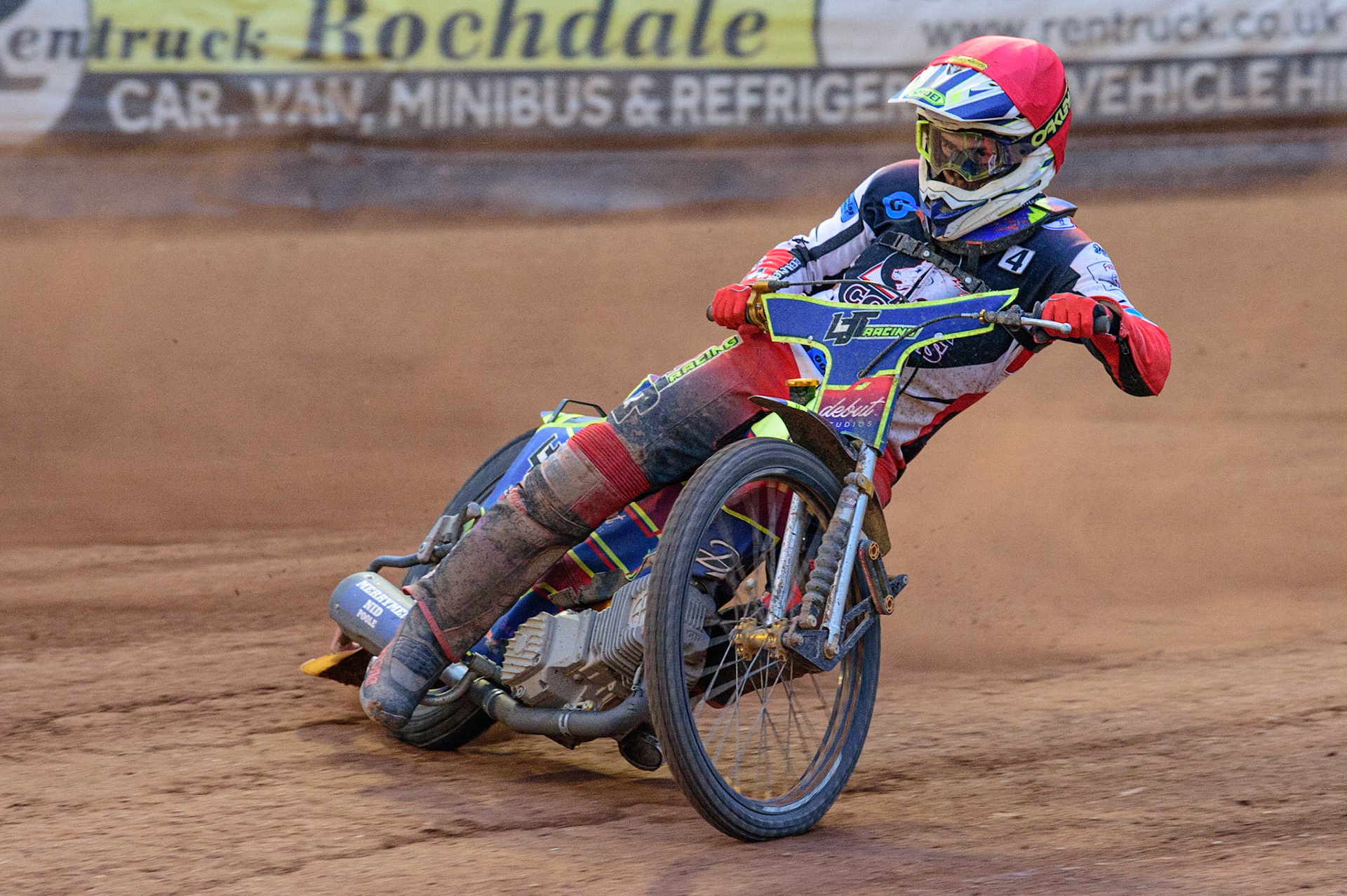 MANCHESTER, UK. JUN 24TH  Nathan Ablitt  in action  for Belle Vue Cool Running Colts  during the National Development League match between Belle Vue Colts and Berwick Bullets at the National Speedway Stadium, Manchester on Friday 24th June 2022. (Credit: Ian Charles | MI News)