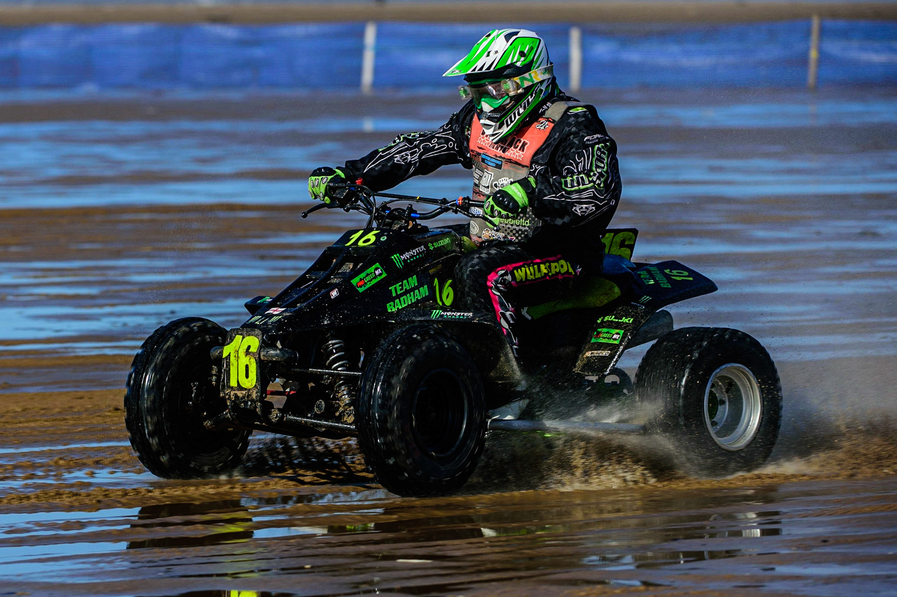 Richard Badham (16) during the Fylde ACU British Sand Racing Masters Championship on  Sunday 2nd October 2022. (Credit: Ian Charles | MI News)