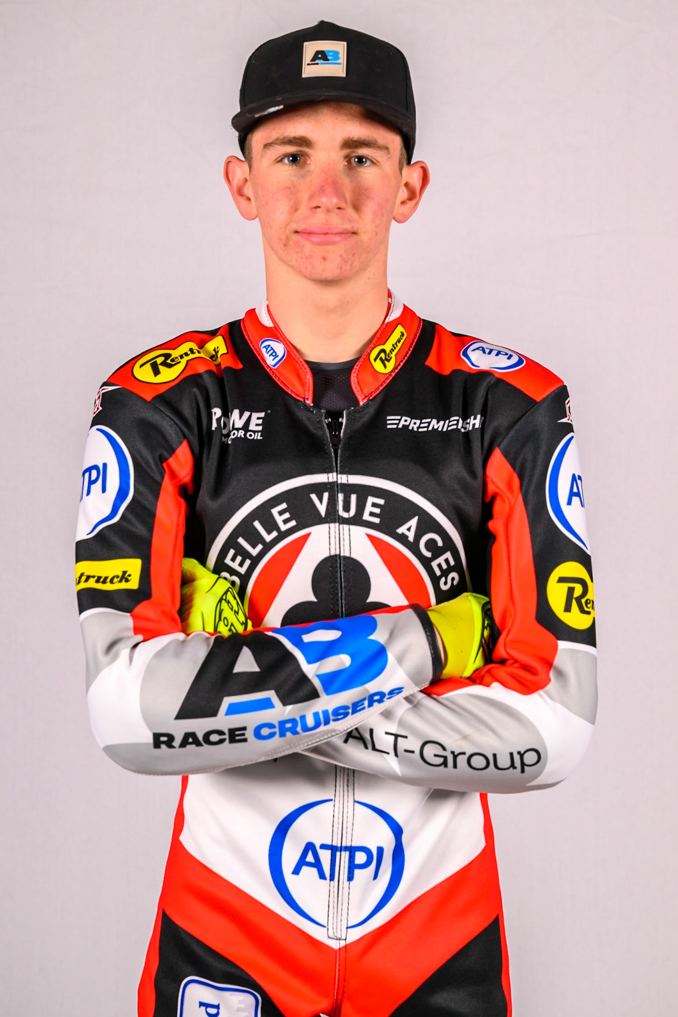 Will Cairns, Rising Star Rider of Belle Vue Aces during the Belle Vue Aces Media Day at the National Speedway Stadium, Manchester on Wednesday 11th March 2026. (Photo: Ian Charles | MI News)