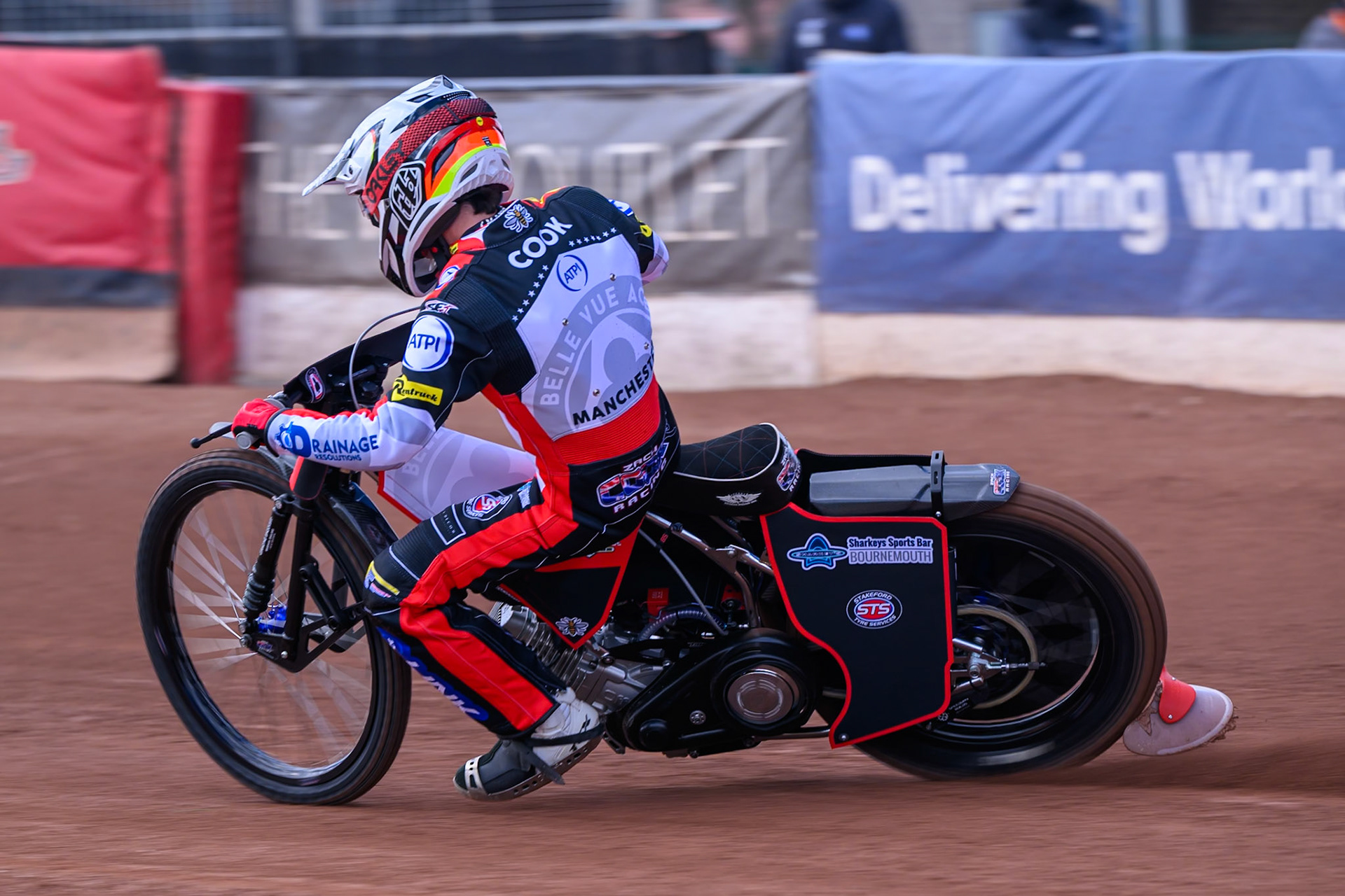 Zach Cook of Belle Vue Aces in action during the Belle Vue Aces Media Day at the National Speedway Stadium, Manchester on Wednesday 11th March 2026. (Photo: Ian Charles | MI News)