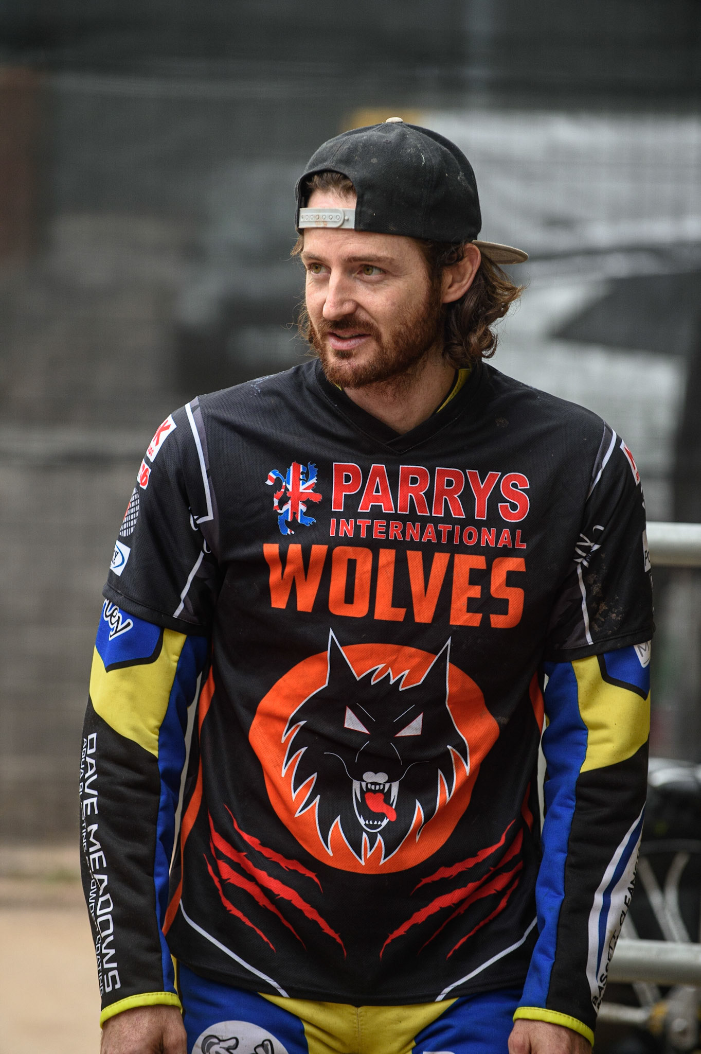 MANCHESTER, UK. AUGUST 30TH Wolverhampton Parrys International Wolves  guest rider Richard Lawson  during the SGB Premiership match between Belle Vue Aces and Wolverhampton Wolves at the National Speedway Stadium, Manchester on Monday 30th August 2021. (Credit: Ian Charles | MI News)