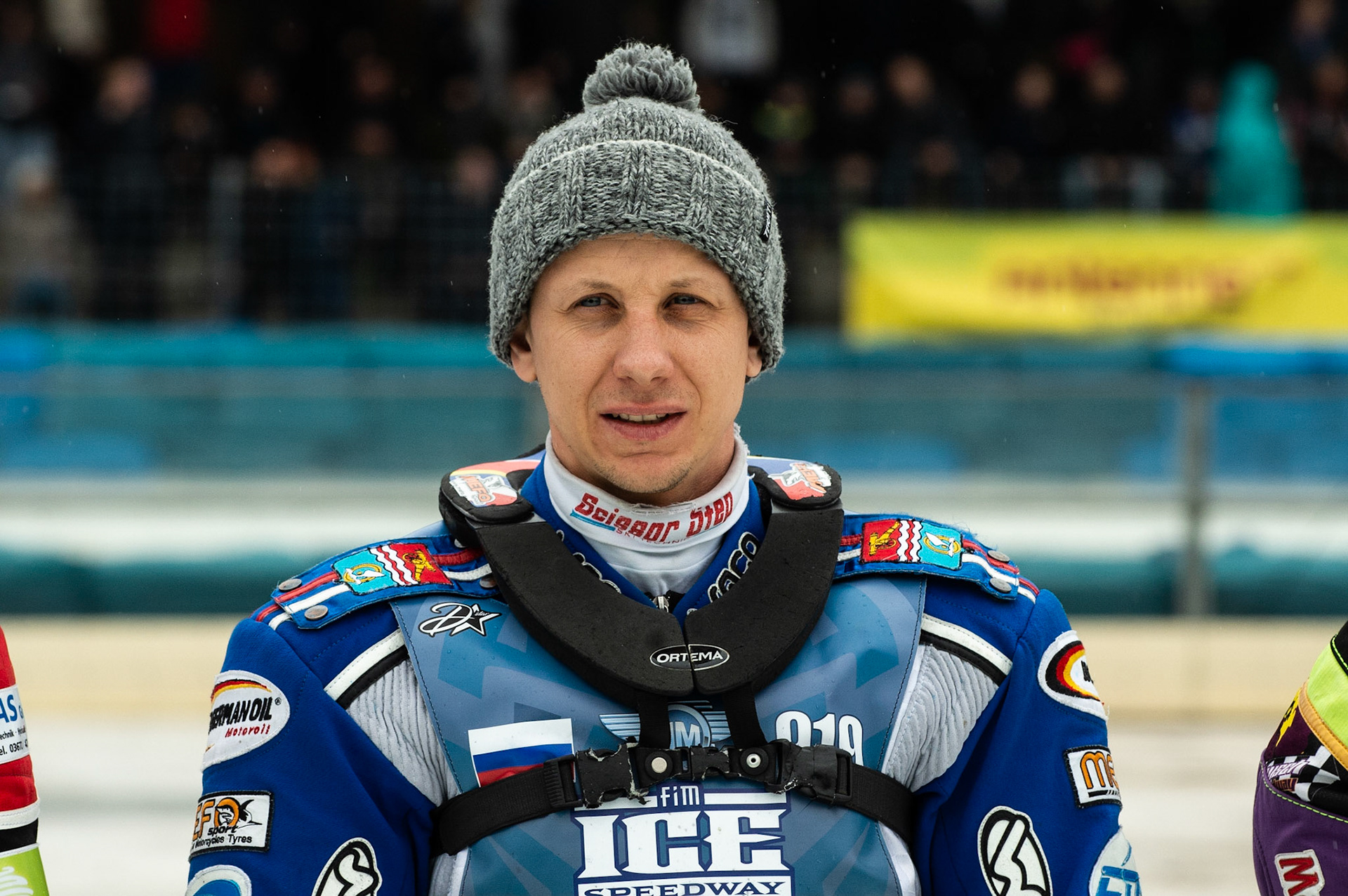 Photo: Ian Charles

Dmitri Khomitsevich (919)

FIM Ice Speedway Gladiators World Championship, Final 3.2, Horst-Dohm Eisstadion, Berlin, Germany Sunday  3  March  2019