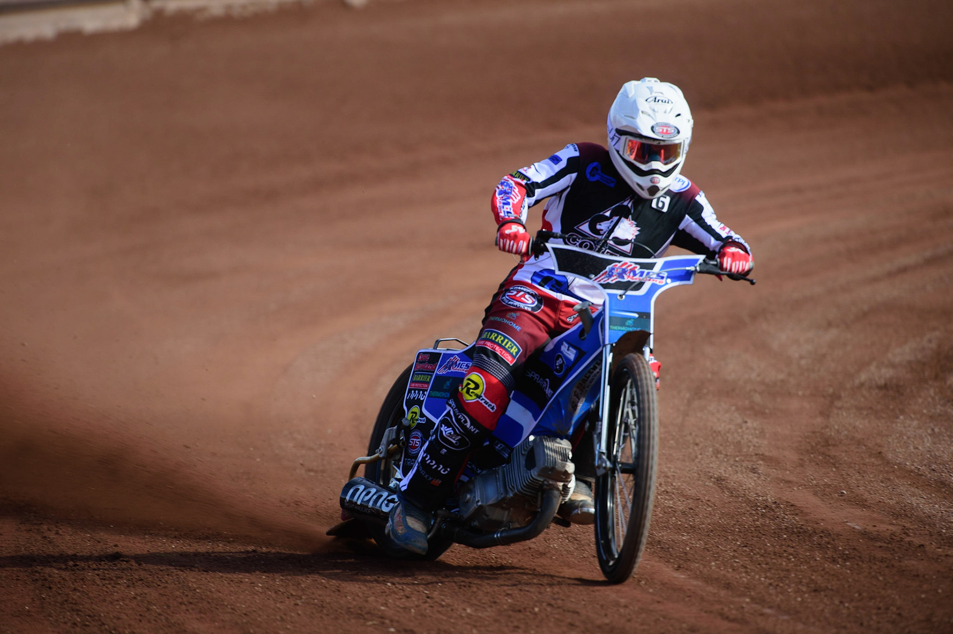 MANCHESTER, UK. MAR 14TH Archie Freeman in action  during the Belle Vue Speedway Media Day at the National Speedway Stadium, Manchester on Monday 14th March 2022. (Credit: Ian Charles | MI News)