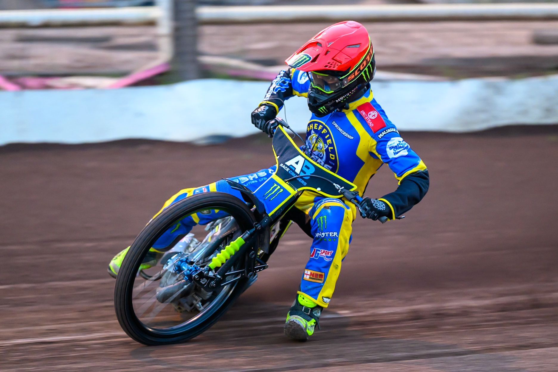 Chris Holder of Sheffield Tigers in action during the Rowe Motor Oil Premiership match between Sheffield Tigers and Belle Vue Aces at Owlerton Stadium, Sheffield on Monday 31st August 2026. (Photo: Ian Charles | MI News)
