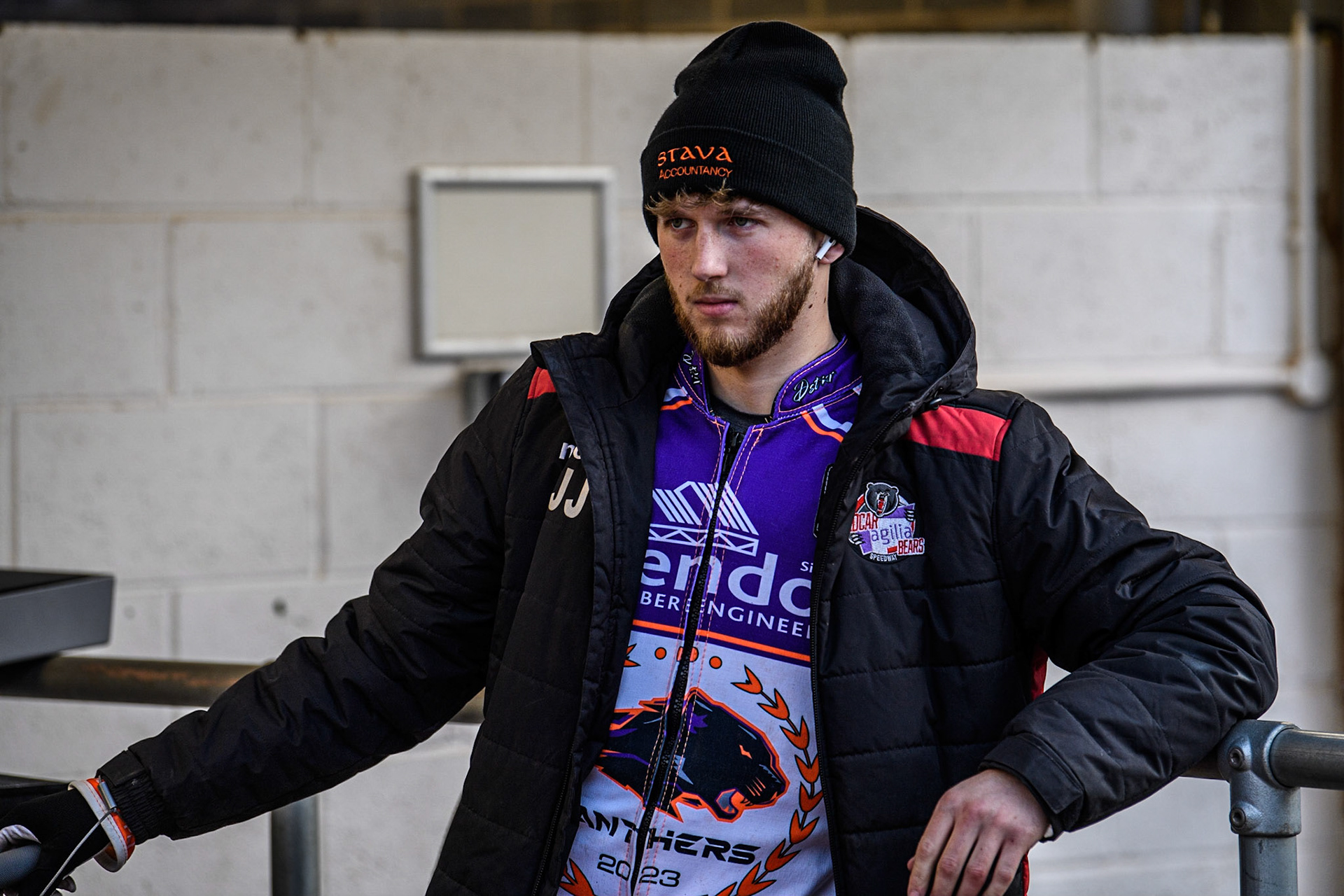 Jordan Jenkins  - Peterborough Crendon Panthers during the SGB Premiership match between Belle Vue Aces and Peterborough at the National Speedway Stadium, Manchester on Monday 24th April 2023. (Photo: Ian Charles | MI News)