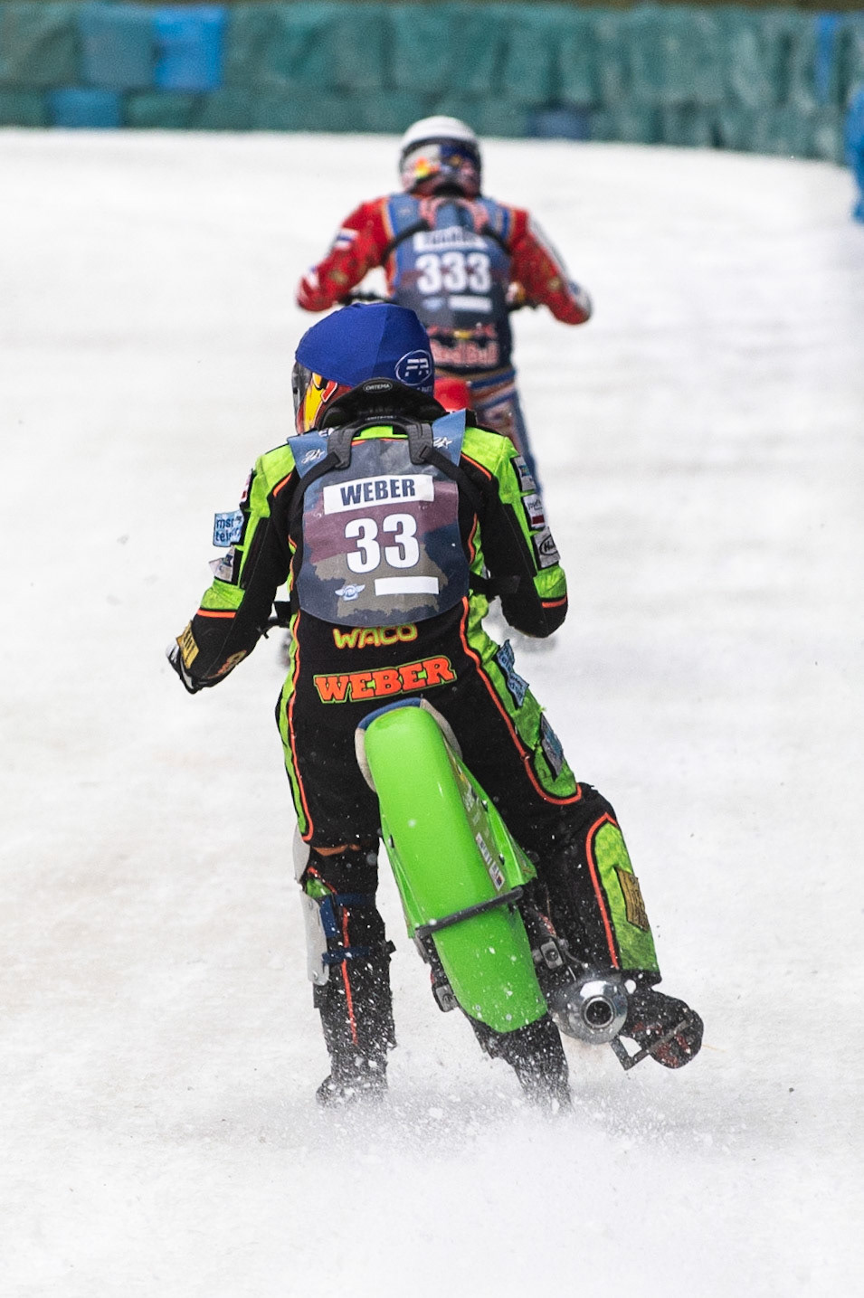 Photo: Ian Charles

Johann Weber (33) chases Danil Ivanov (333)

FIM Ice Speedway Gladiators World Championship, Final 3.2, Horst-Dohm Eisstadion, Berlin, Germany Sunday  3  March  2019