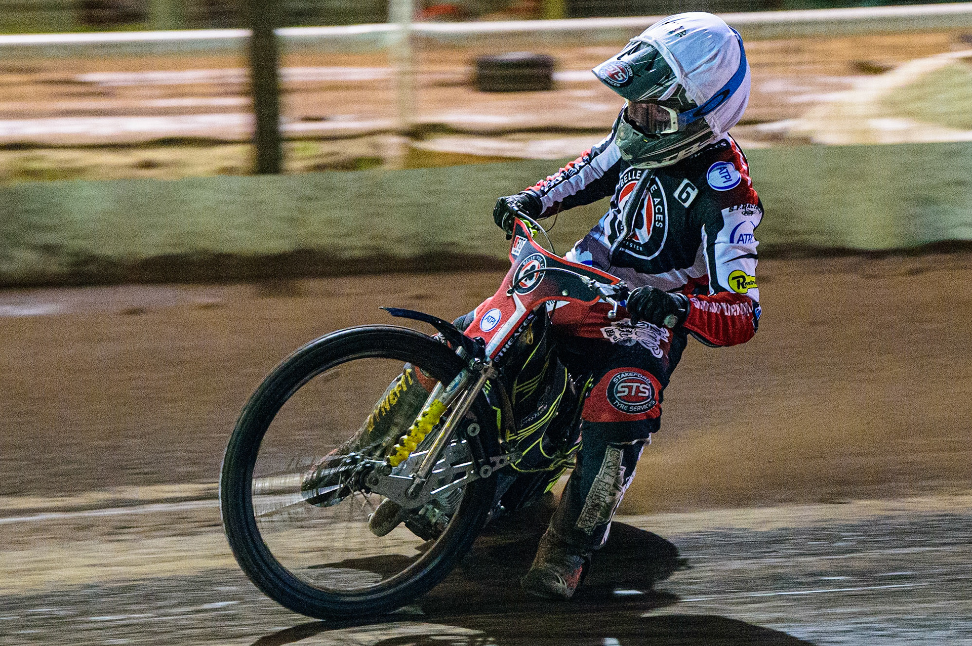 during the SGB Premiership match between Sheffield Tigers and Belle Vue Aces at Owlerton Stadium, Sheffield on Thursday 22nd September 2022. (Credit: Ian Charles | MI News)Jye Etheridge  in action  for Belle Vue ATPI Aces