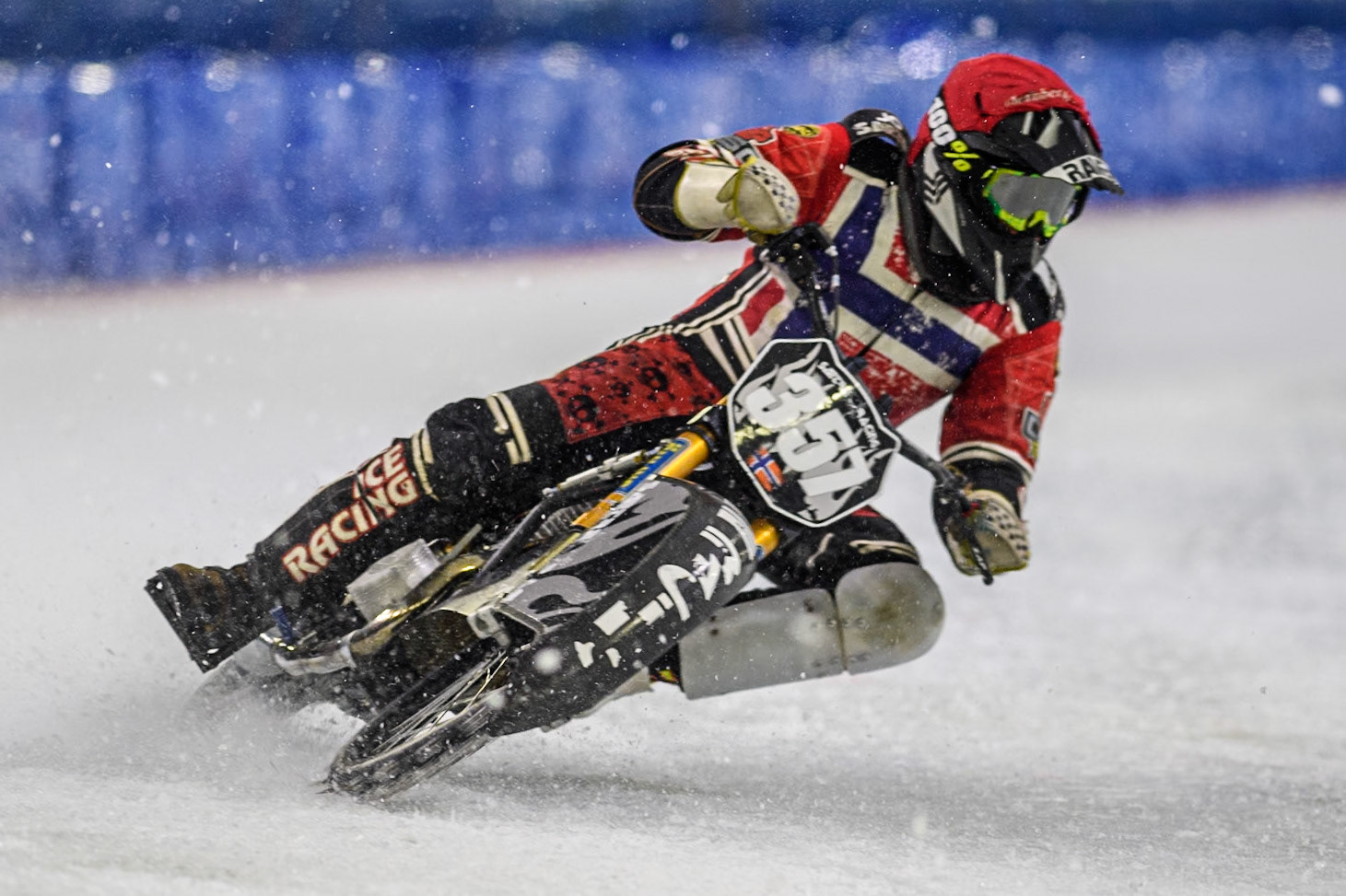 Jo Saetre of Norway in action during the Roelof Thijs Bokaal, Ice Rink Thialf, Heerenveen, Netherlands on Friday 4th April 2025. (Photo: Ian Charles | MI News)
