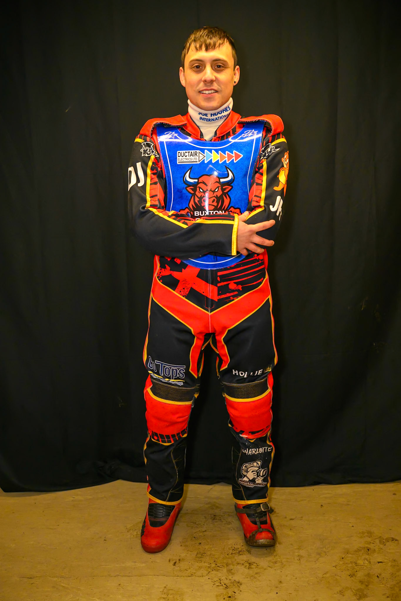 Luke Harris during Buxton Bulls Press and Practice at Hi-Edge Speedway, Buxton on Monday 30th March 2026. (Photo: Ian Charles | MI News)