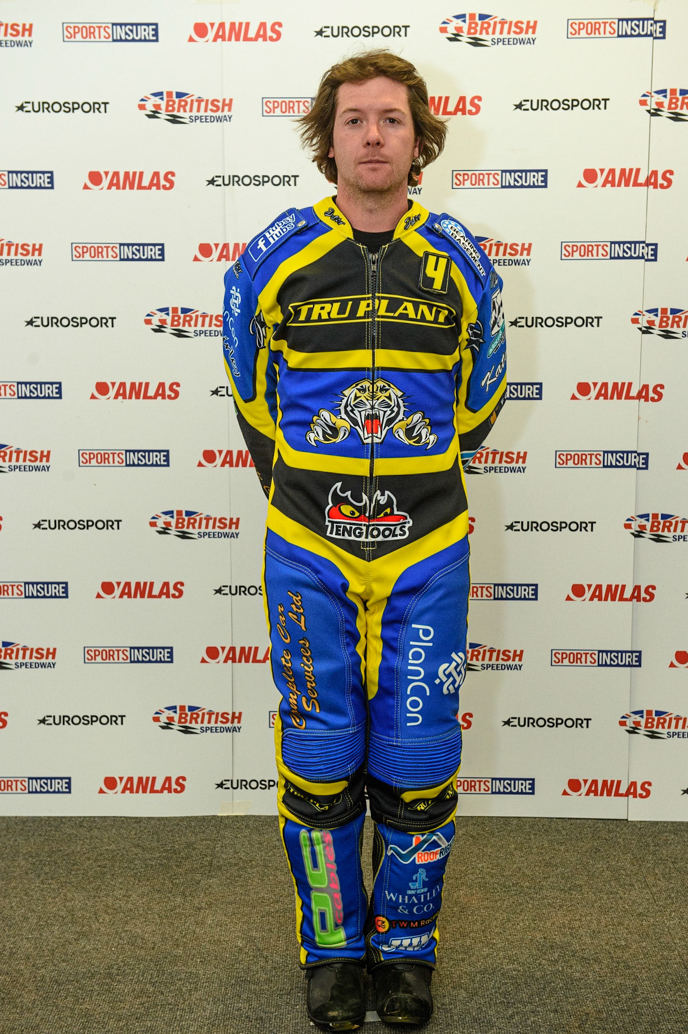 Photo: Ian CharlesKyle Howarth Captain of Sheffield TigersDiscovery Networks Eurosport Speedway Season Launch, National Speedway Stadium, Manchester Wednesday  12  May  2021