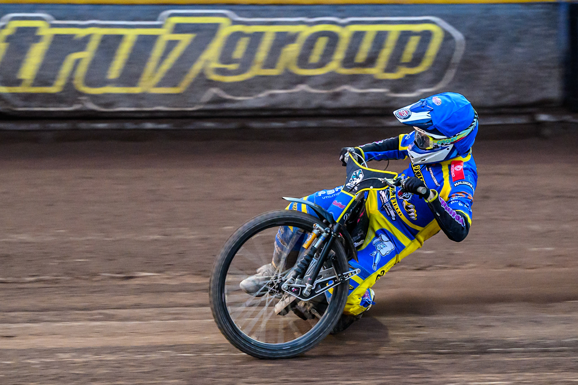 Leon Flint of Sheffield Tigers  in action during the Rowe Motor Oil Premiership match between Sheffield Tigers and Belle Vue Aces at Owlerton Stadium, Sheffield on Monday 11th August 2025. (Photo: Ian Charles | MI News)