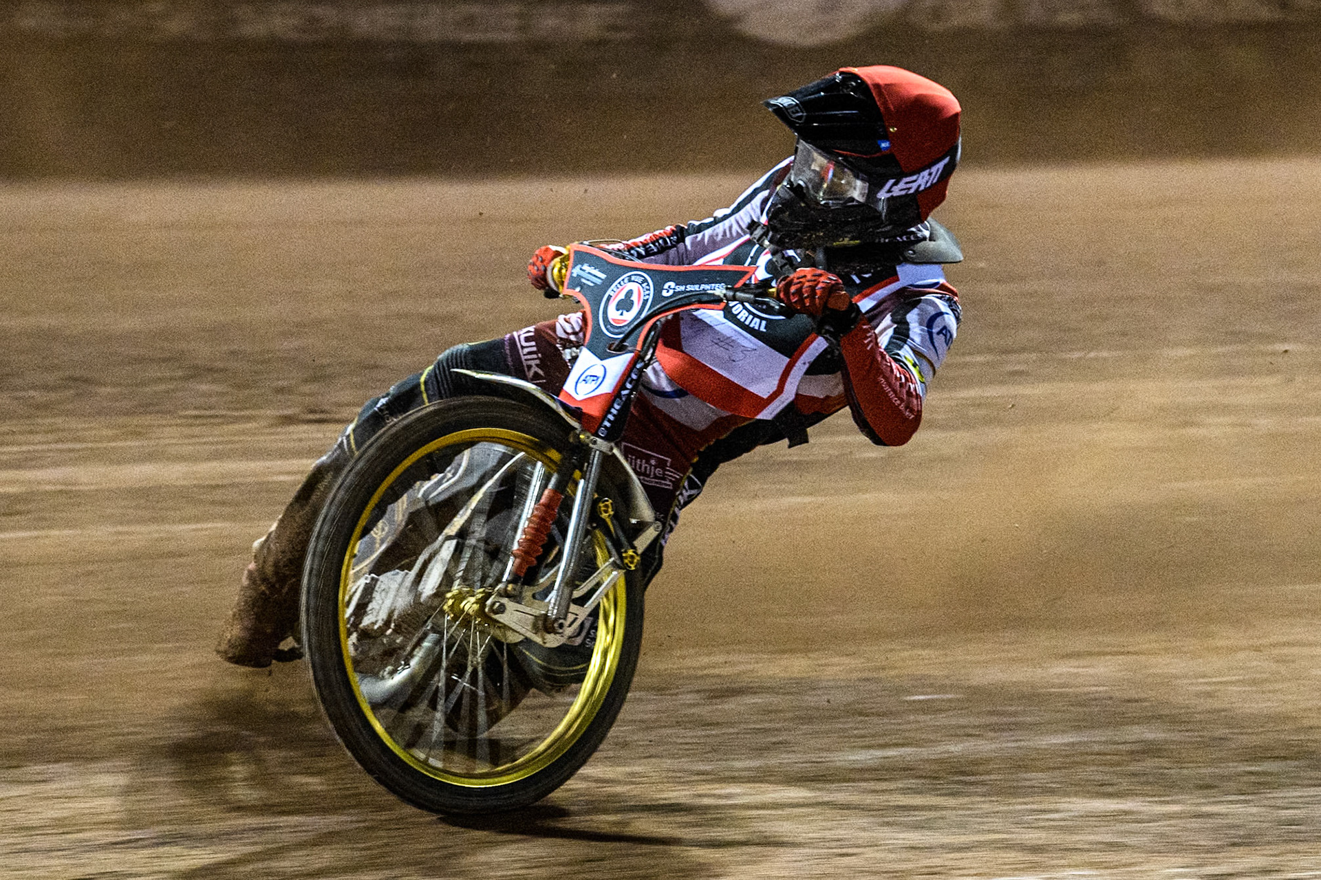 Germany's Norick Blödorn in action during the Peter Craven Memorial Trophy meeting at the National Speedway Stadium, Manchester on Monday 18th March 2024. (Photo: Ian Charles | MI News)