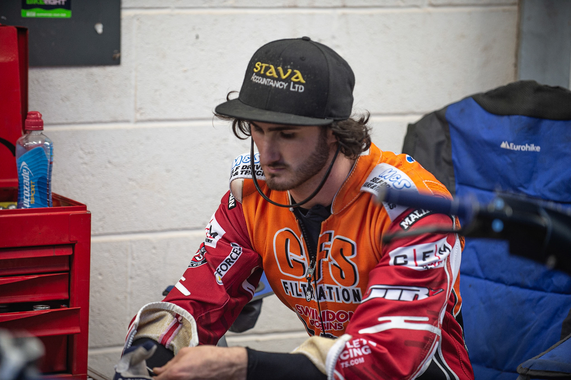 Photo by Ian Charles:

Ellis Perks - Swindon Robins 

Belle Vue Aces v Swindon Robins, Supporters Cup Final 1st Leg, National Speedway Stadium, Manchester, Thursday, 12, September, 2019