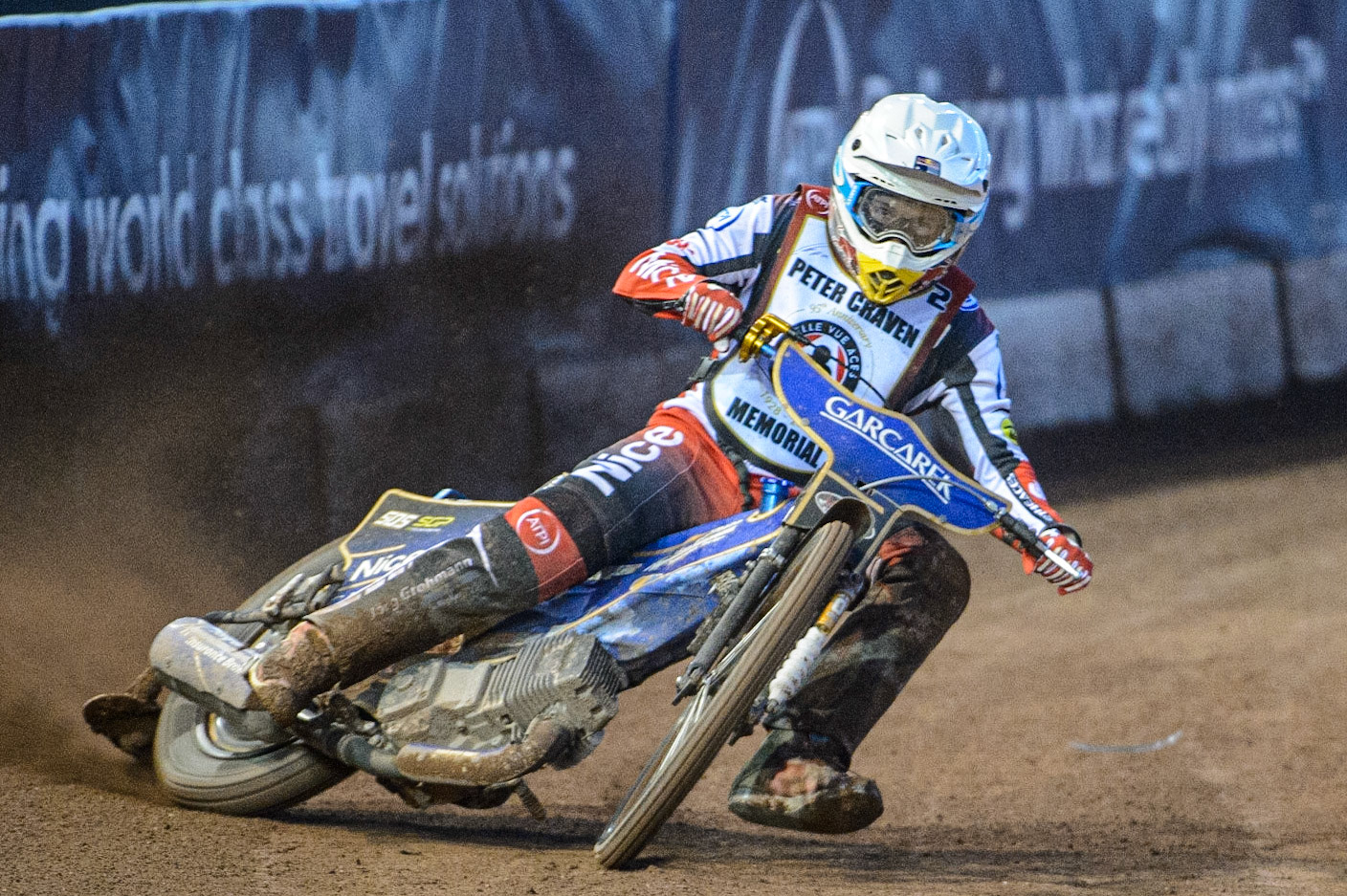 Robert Lambert  in action  during the Peter Craven Memorial Trophy  at the National Speedway Stadium, Manchester on Monday 3rd April 2023. (Photo: Ian Charles | MI News)