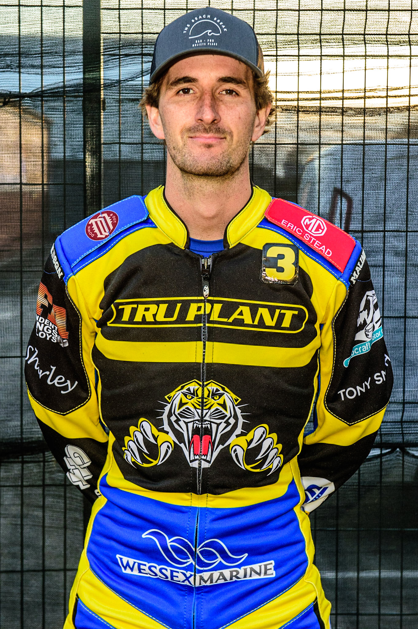 Adam Ellis  - Sheffield ‘TruPlant’ Tigers   during the SGB Premiership match between Belle Vue Aces and Sheffield Tigers at the National Speedway Stadium, Manchester on Monday 27th March 2023. (Photo: Ian Charles | MI News)