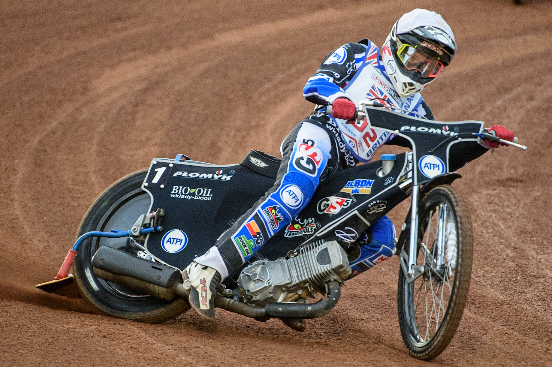 MANCHESTER, UK. AUGUST 16TH   Dan Bewley  in action  during the Sports Insure British Speedway Finals at the National Speedway Stadium, Manchester on Monday 16th August 2021. (Credit: Ian Charles | MI News)