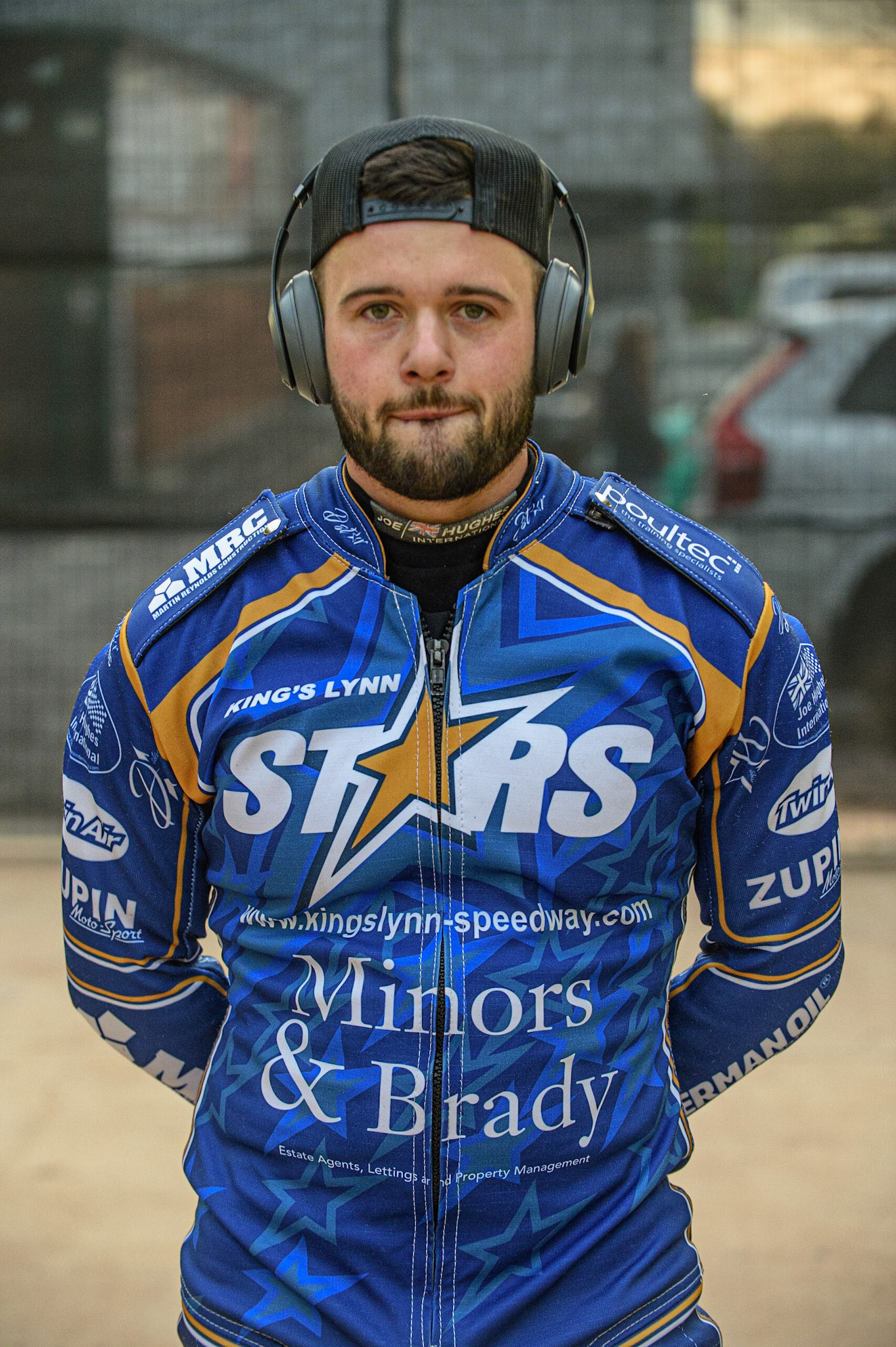 MANCHESTER, UK. AUGUST 23RD    Erik Riss  - King’s Lynn Minors &amp; Brady Stars  during the SGB Premiership match between Belle Vue Aces and King's Lynn Stars at the National Speedway Stadium, Manchester on Monday 23rd August 2021. (Credit: Ian Charles | MI News)