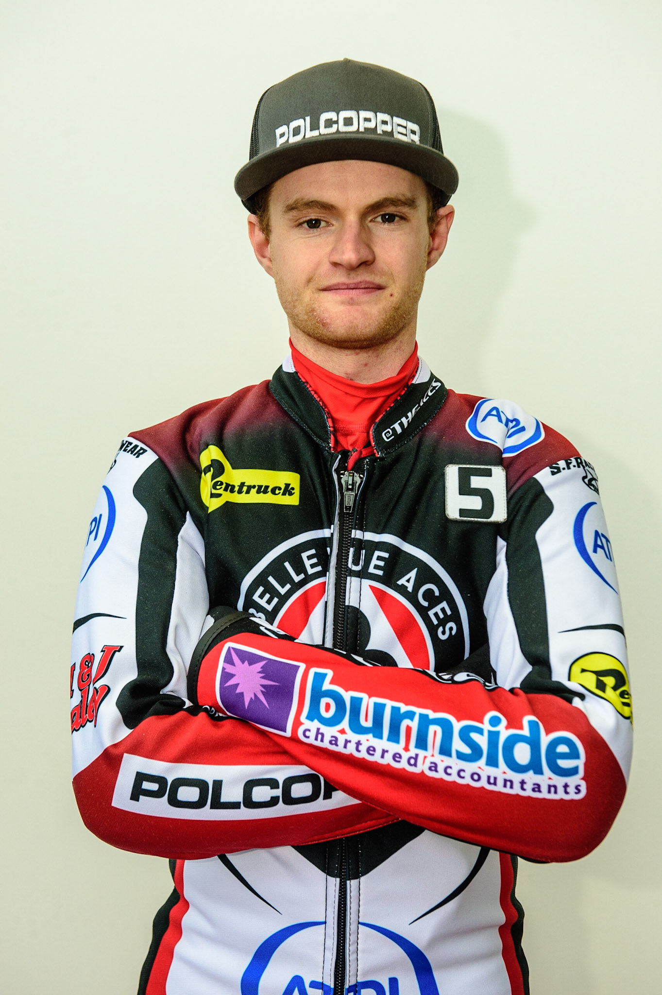 MANCHESTER, UK. APRIL 12TH: Brady Kurtz, Captain of the Belle Vue Aces at the Discovery Networks Eurosport Speedway Season Launch at the National Speedway Stadium, Manchester on Tuesday 12th April 2022 (Credit: Ian Charles | MI News)