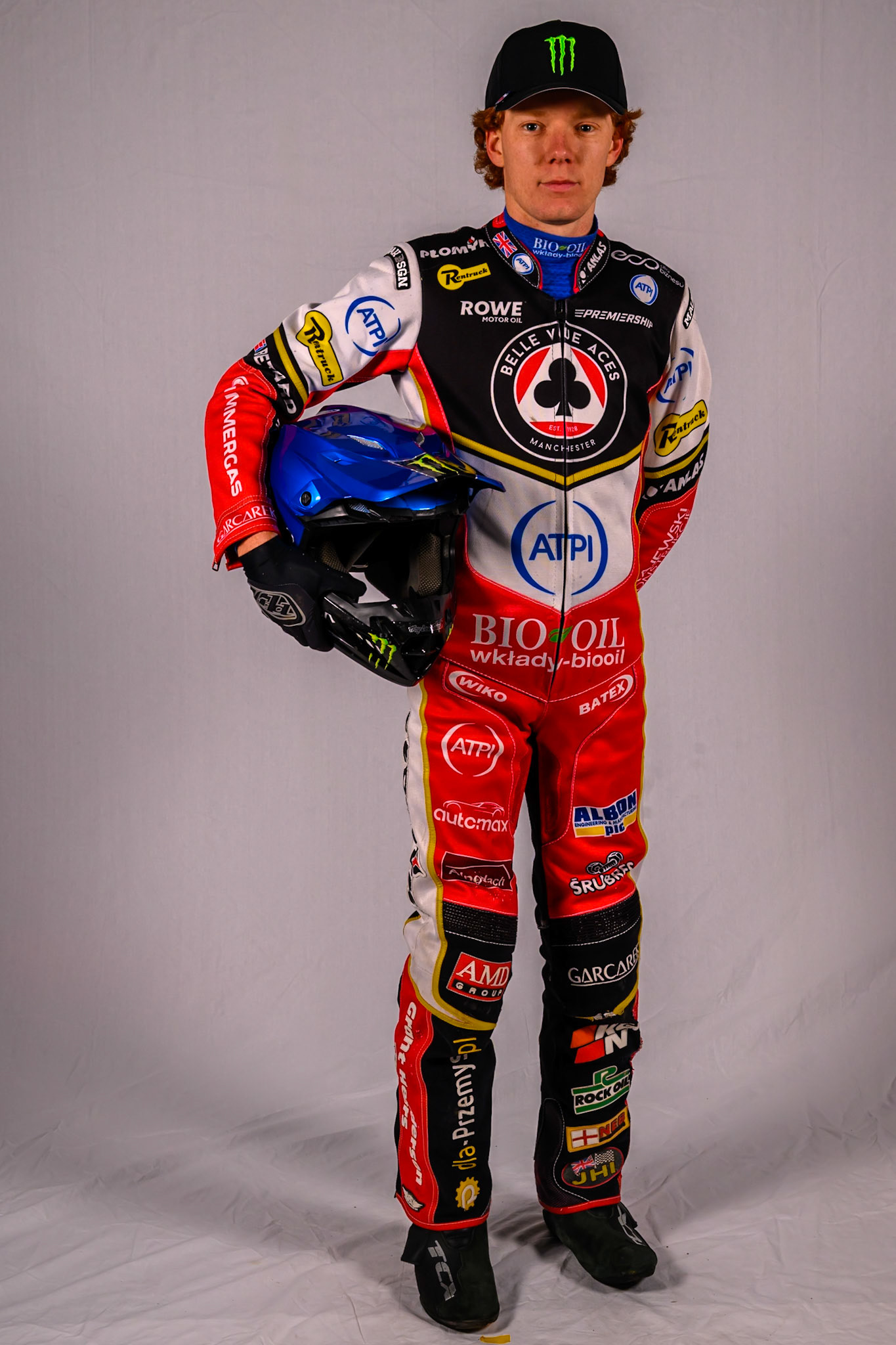 Dan Bewley of Belle Vue Aces during the Belle Vue Aces Media Day at the National Speedway Stadium, Manchester on Wednesday 11th March 2026. (Photo: Ian Charles | MI News)