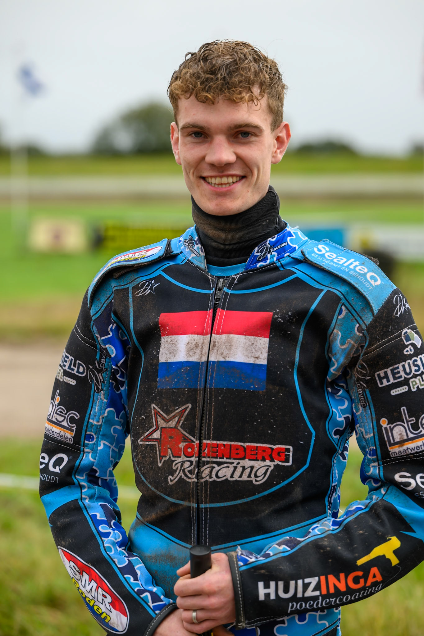 Dave Meijerink (63) of The Netherlands during the FIM Long Track World Championship Final 4, at the Speed Centre Roden, Netherlands on Sunday 21st September 2025. (Photo: Ian Charles | MI News)during the FIM Long Track World Championship Final 4, at the Speed Centre, Roden on Sunday 21st September 2025. (Photo: Ian Charles | MI News)