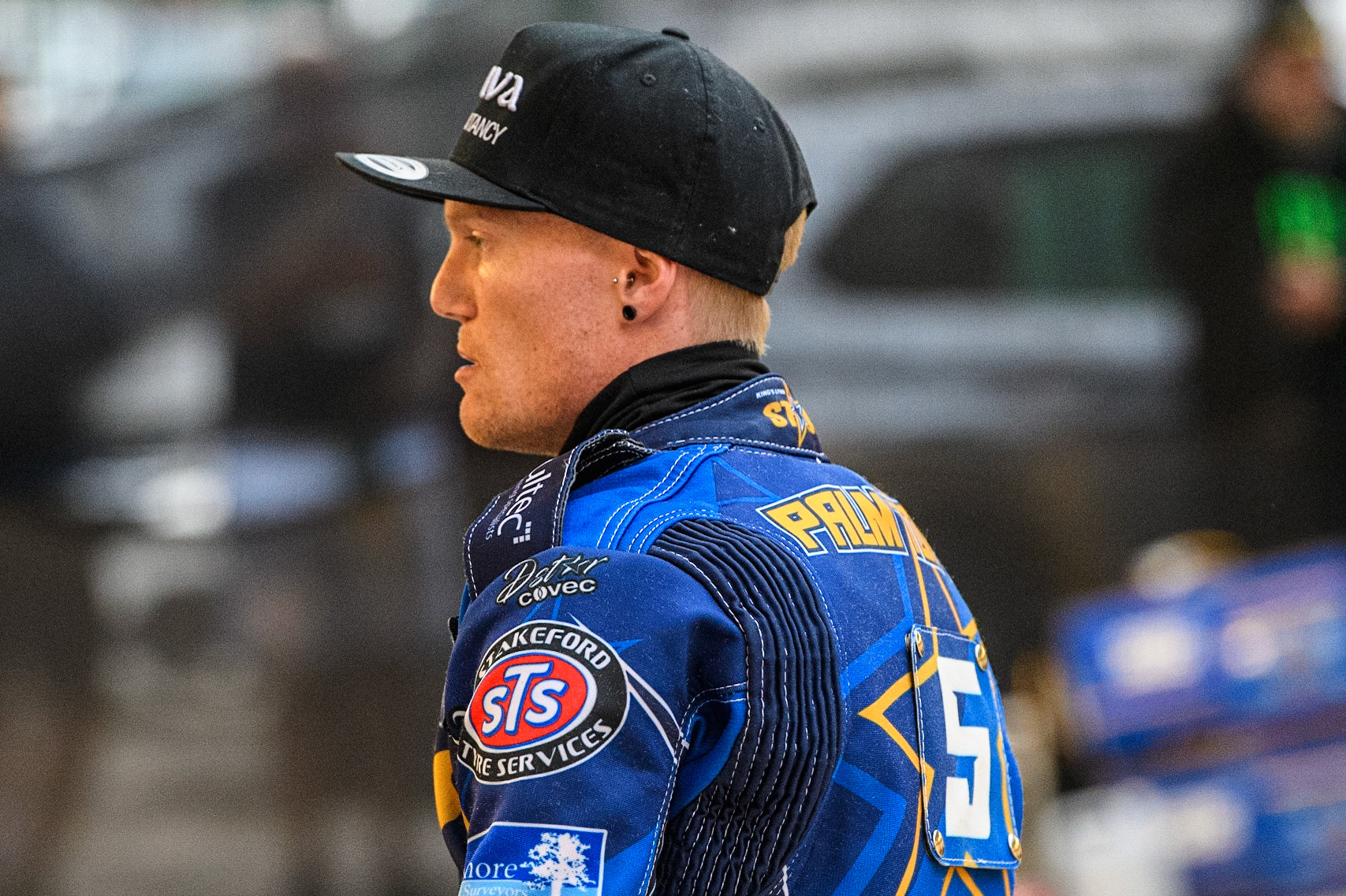 Michael Palm Toft - King’s Lynn MacInnes Stars during the Sports Insure Premiership match between Belle Vue Aces and King's Lynn Stars at the National Speedway Stadium, Manchester on Monday 21st August 2023. (Photo: Ian Charles | MI News)