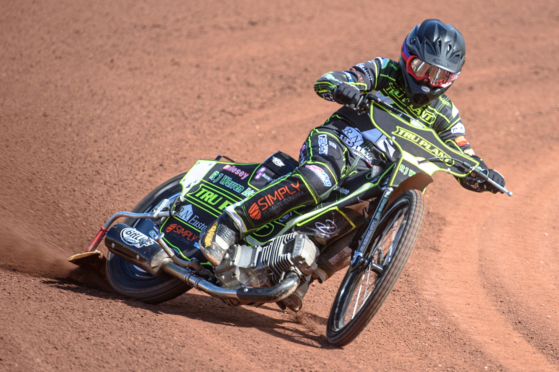 Photo: Ian CharlesDanny King In ActionDiscovery Networks Eurosport Speedway Season Launch, National Speedway Stadium, Manchester Wednesday  12  May  2021