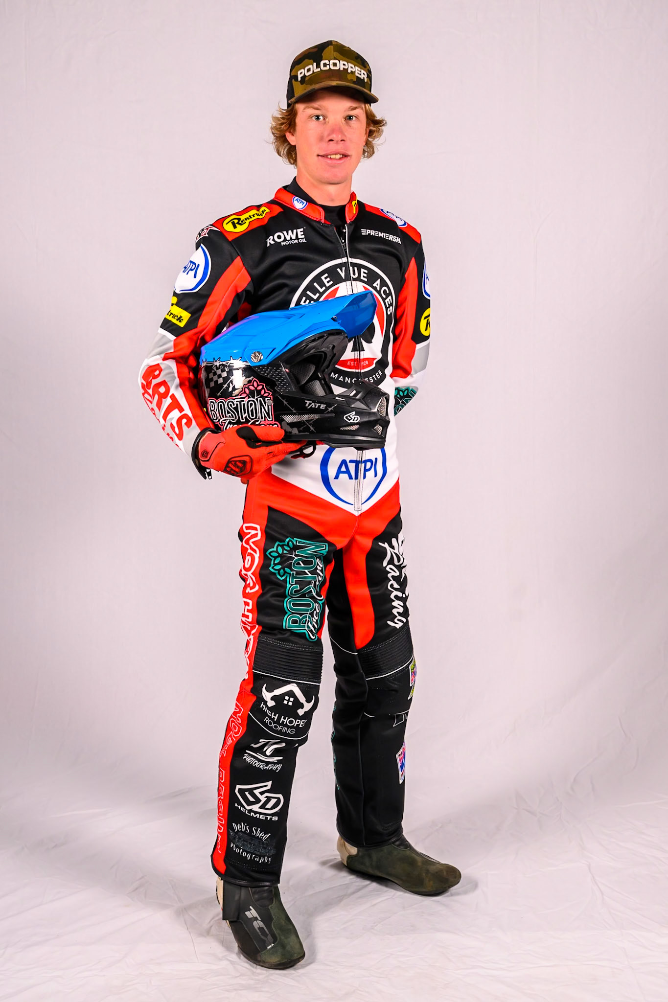 Tate Zischke of Belle Vue Aces during the Belle Vue Aces Media Day at the National Speedway Stadium, Manchester on Wednesday 11th March 2026. (Photo: Ian Charles | MI News)