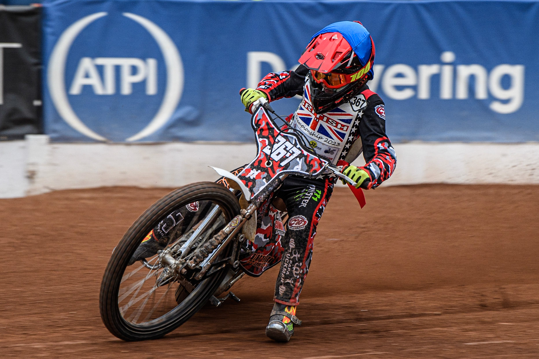 Charlie Luckman  in action  during the British Youth Championships at the National Speedway Stadium, Manchester on Friday 12th May 2023. (Photo: Ian Charles | MI News)