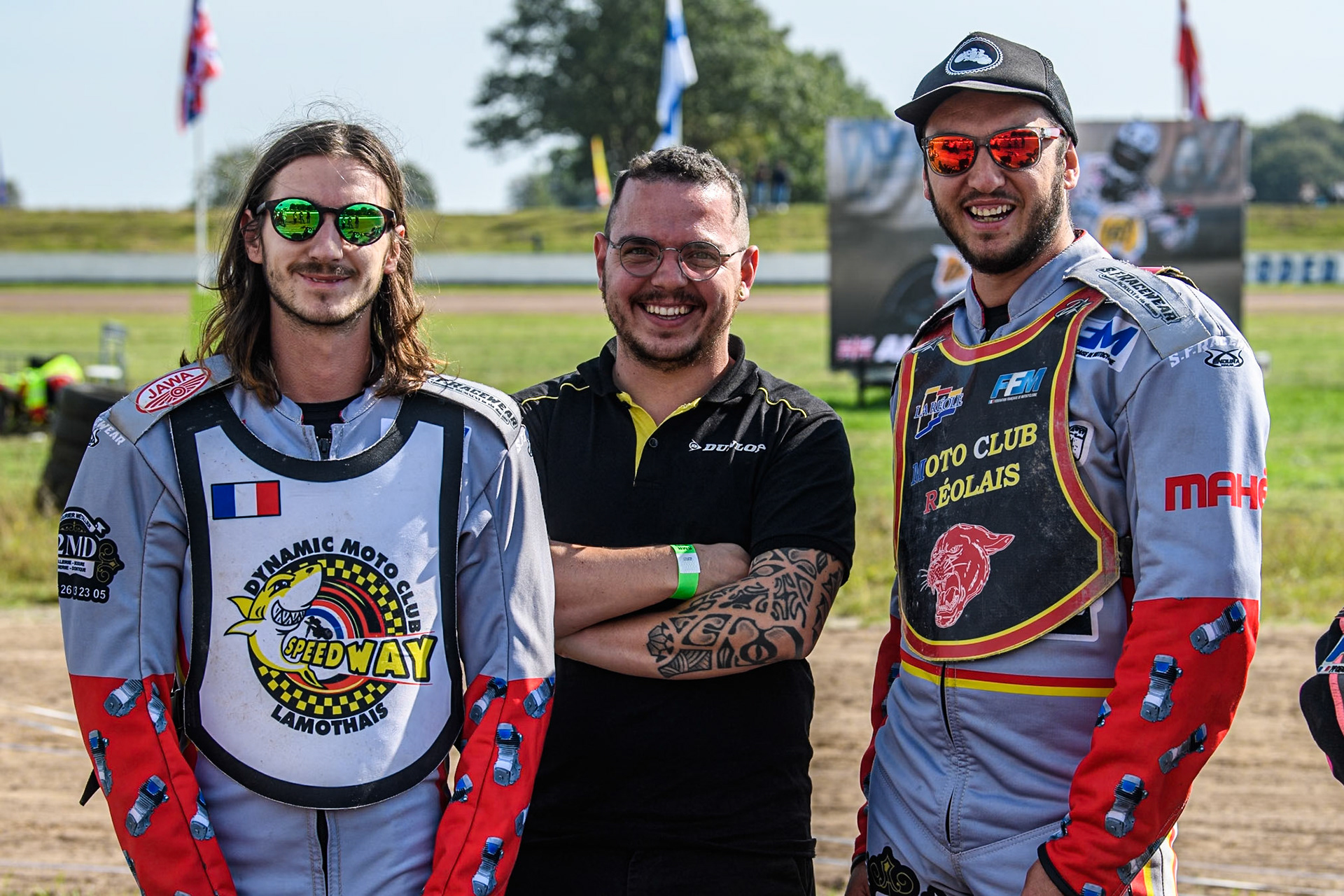 Clement &amp; Romain Furet (32) of France during the FIM Long Track World Championship Final 5 at the Speed Centre Roden, Roden, Netherlands on Sunday 22nd September 2024. (Photo: Ian Charles | MI News)