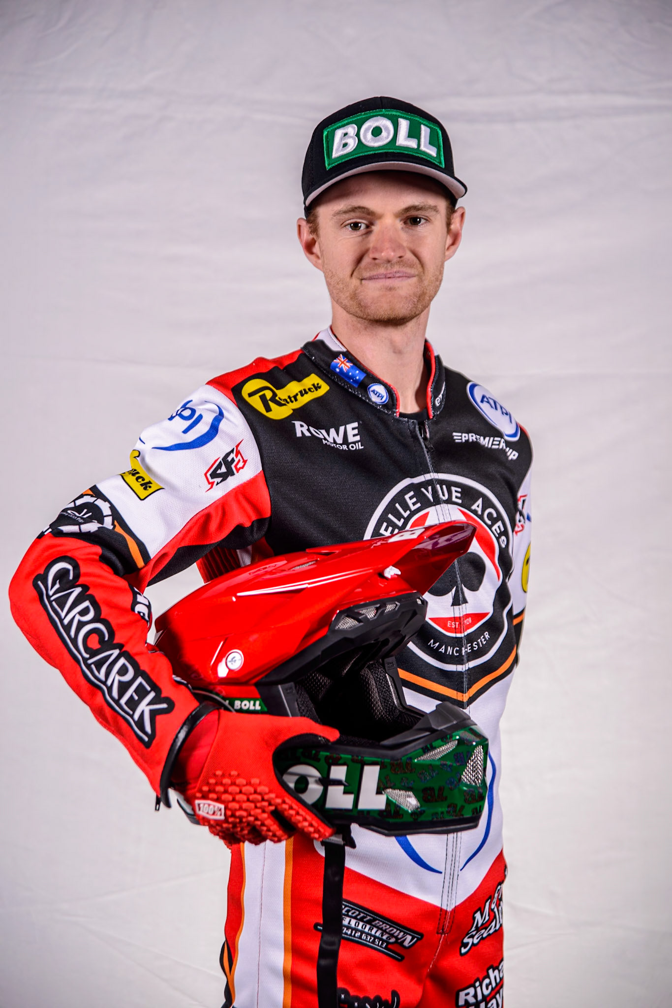 Brady Kurtz - Belle Vue Aces during the Belle Vue Aces Media Day at the National Speedway Stadium, Manchester on Wednesday 12th March 2025. (Photo: Ian Charles | MI News)