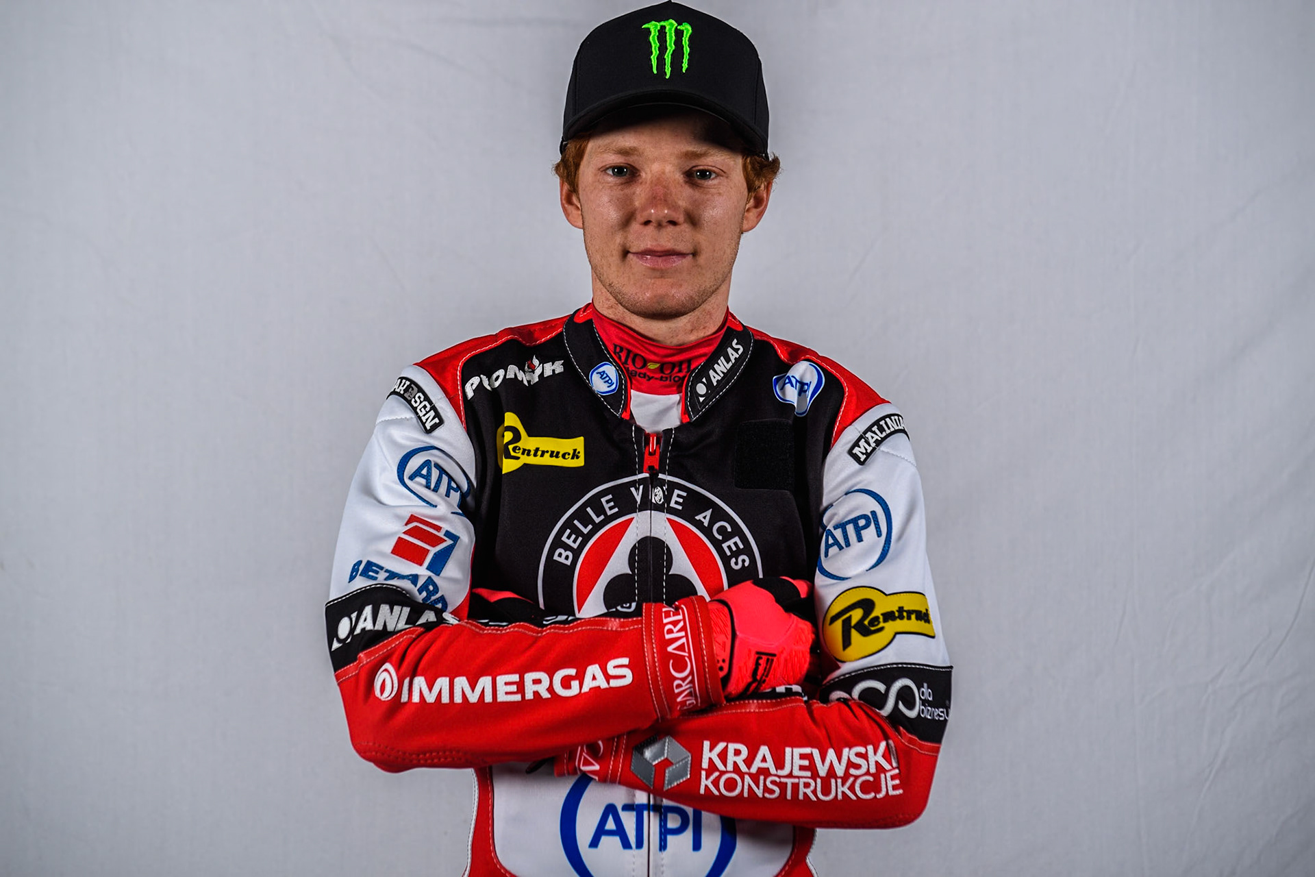 Belle Vue Aces' rider Dan Bewley during the Belle Vue Aces Media Day at the National Speedway Stadium, Manchester on Monday 11th March 2024. (Photo: Ian Charles | MI News)