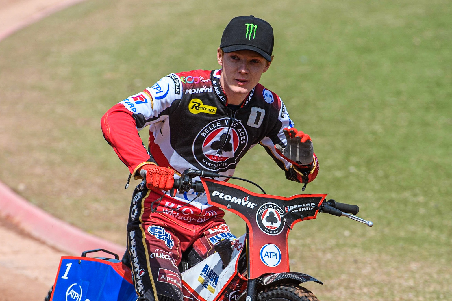 Dan Bewley - Belle Vue ATPI Aces during the Sports Insure Premiership match between Belle Vue Aces and Wolverhampton Wolves at the National Speedway Stadium, Manchester on Monday 29th May 2023. (Photo: Ian Charles | MI News)