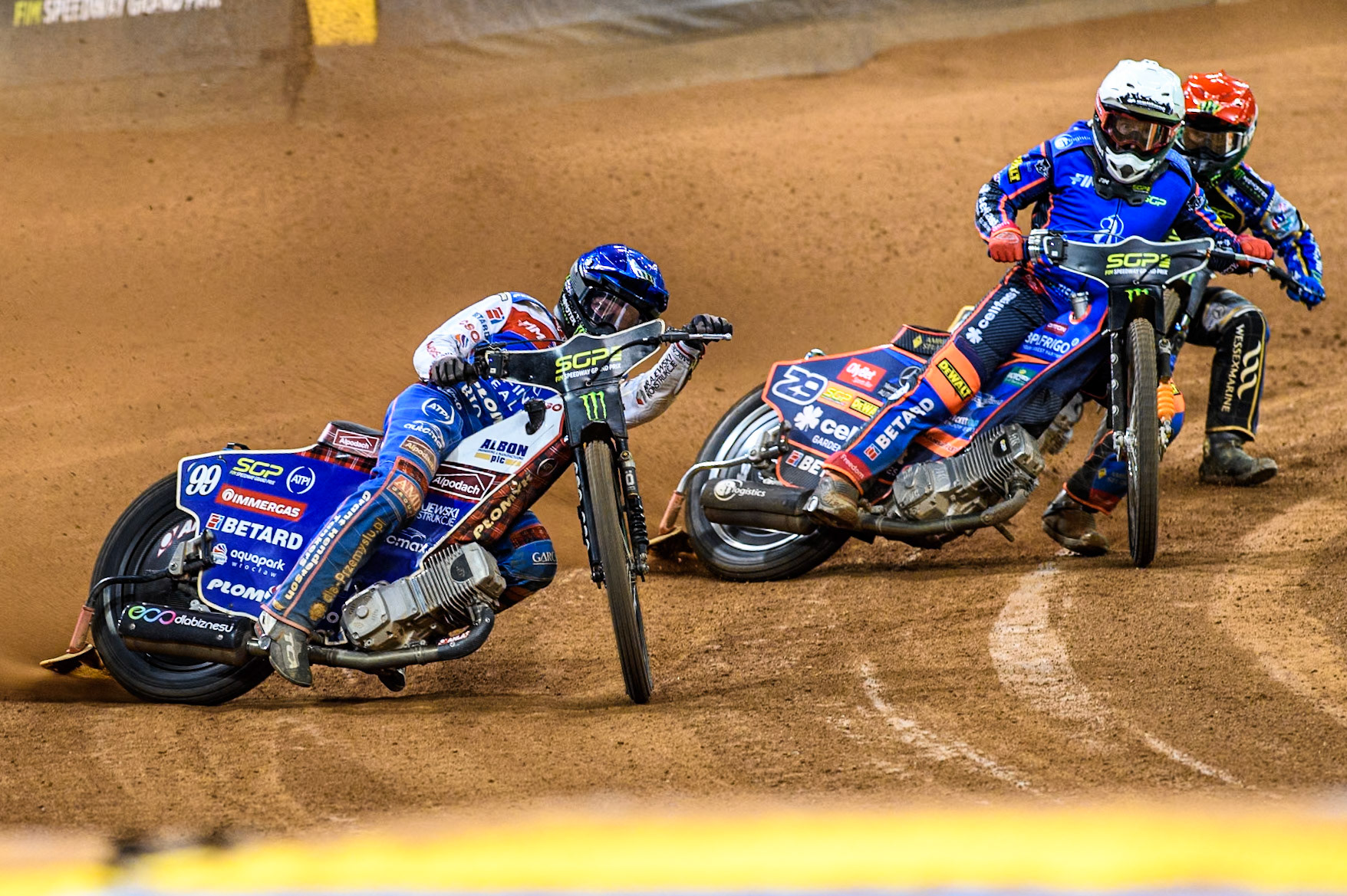 during the FIM Speedway Grand Prix of Great Britain at The Principality Stadium, Cardiff on Saturday 17th August 2024. (Photo: Ian Charles | MI News)