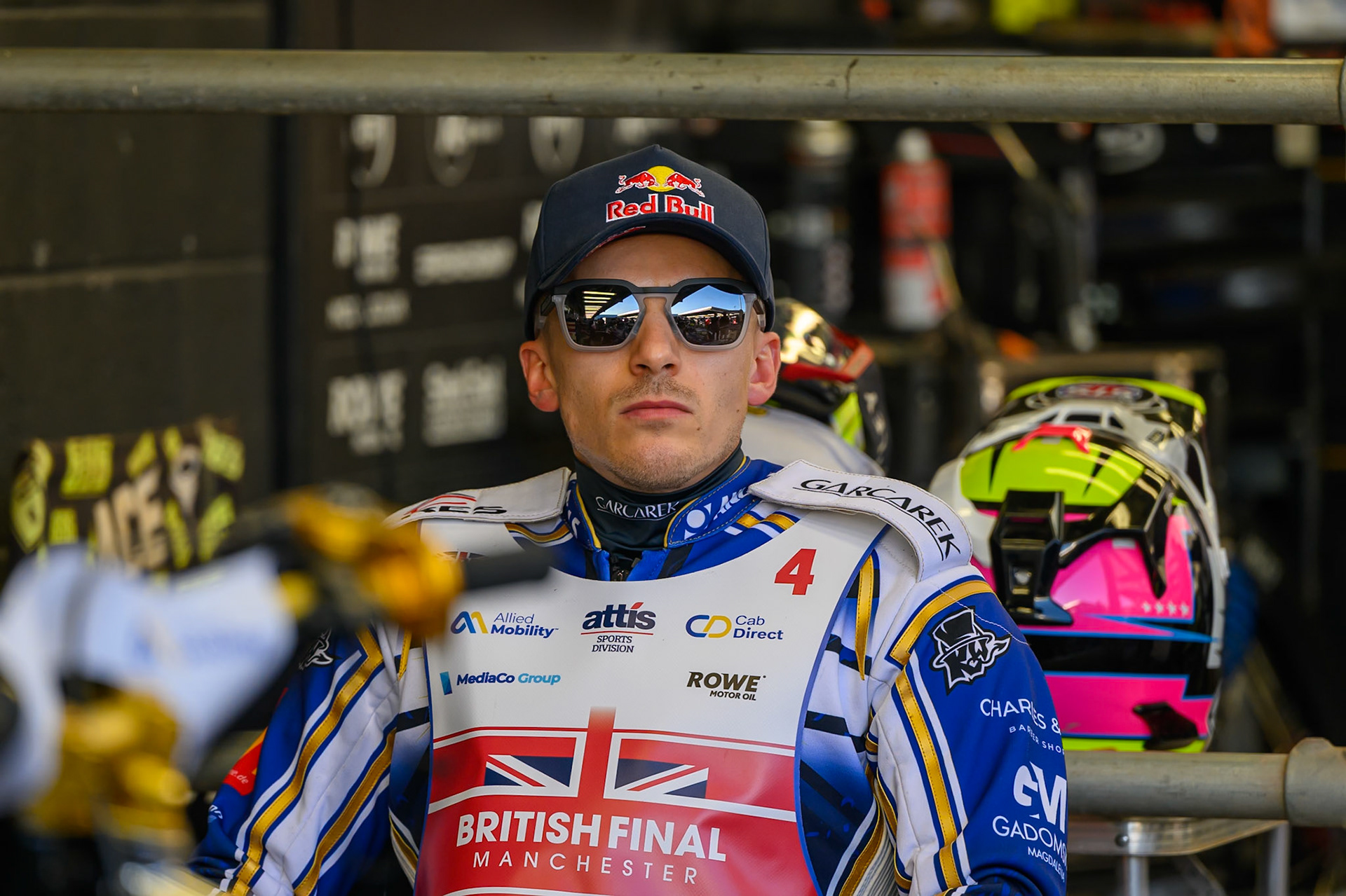 Robert Lambert (4) during the Cab Direct British Speedway Championship Final at the National Speedway Stadium, Manchester on Saturday 15th August 2026. (Photo: Ian Charles | MI News)