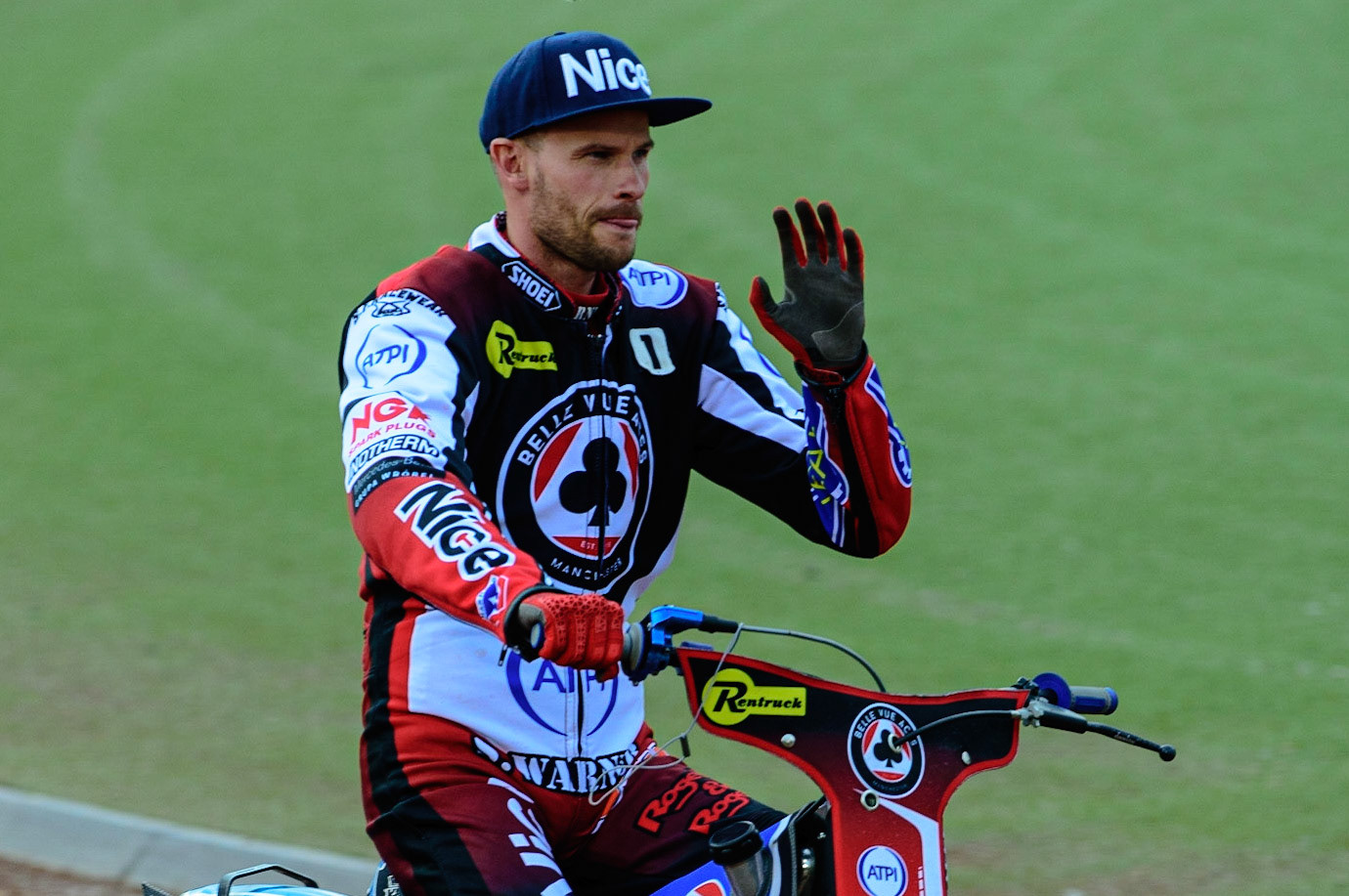 MANCHESTER UK Matej Zagar  - Belle Vue ATPI Aces   during the SGB Premiership match between Belle Vue Aces and King's Lynn Stars at the National Speedway Stadium, Manchester on Monday 11th July 2022. (Credit: Ian Charles | MI News)