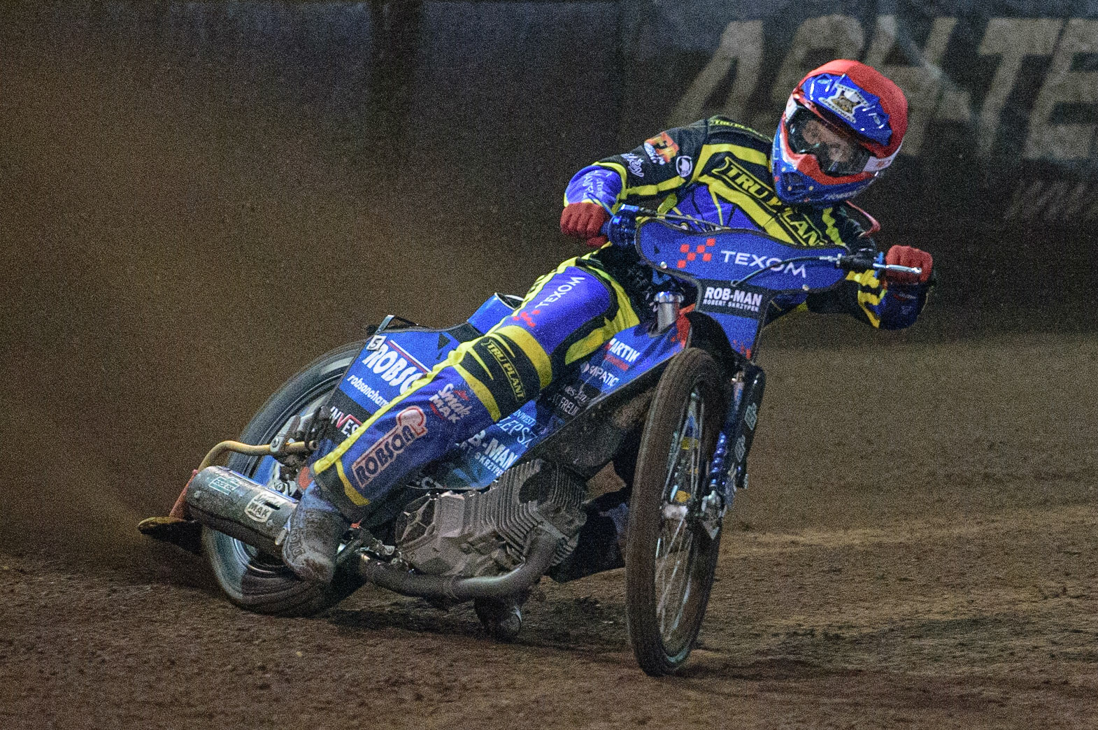 Tobiasz Musielak  in action  for Sheffield TruPlant Tigers  during the SGB Premiership Grand Final 2nd Leg between Sheffield Tigers and Belle Vue Aces at Owlerton Stadium, Sheffield on Thursday 13th October 2022. (Credit: Ian Charles | MI News)