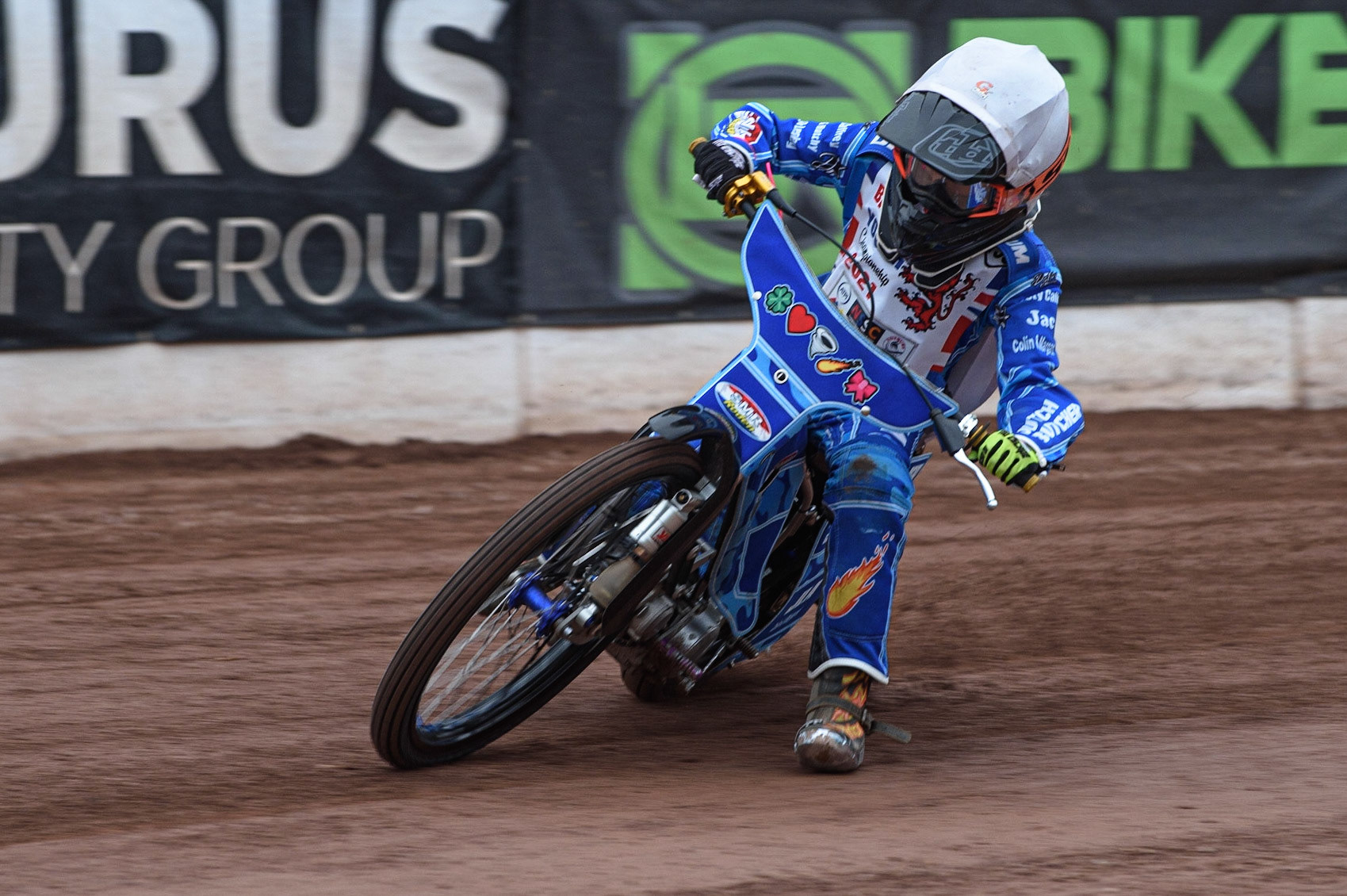 MANCHESTER, UK. AUGUST 2OTH   Stene Pijper  in action at the National Speedway Stadium, Manchester on Friday 20th August 2021. (Credit: Ian Charles | MI News)