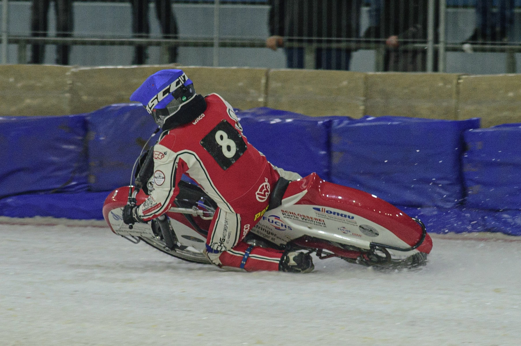 HEERENVEEN, NL. APR 1. Martin Posch in action  during the ROLOEF THIJS BOKAAL  at Ice Rink Thialf, Heerenveen on Friday 1st April 2022. (Credit: Ian Charles | MI News)
