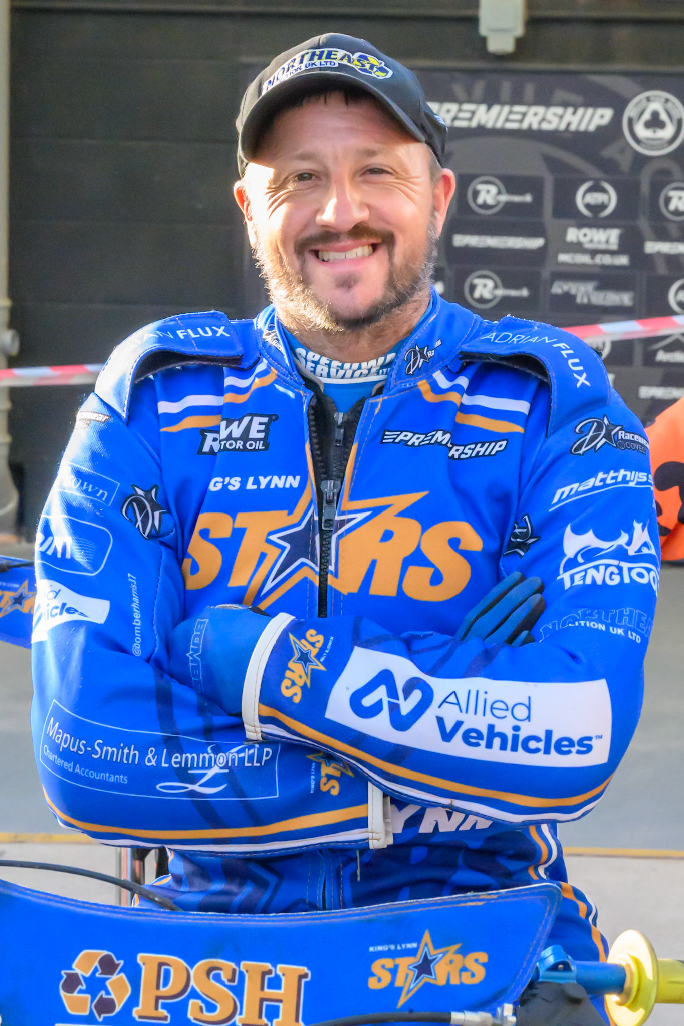Chris Harris of Kings Lynn Stars during the Rowe Motor Oil Premiership match between Belle Vue Aces and King's Lynn Stars at the National Speedway Stadium, Manchester on Monday 10th August 2026. (Photo: Ian Charles | MI News)