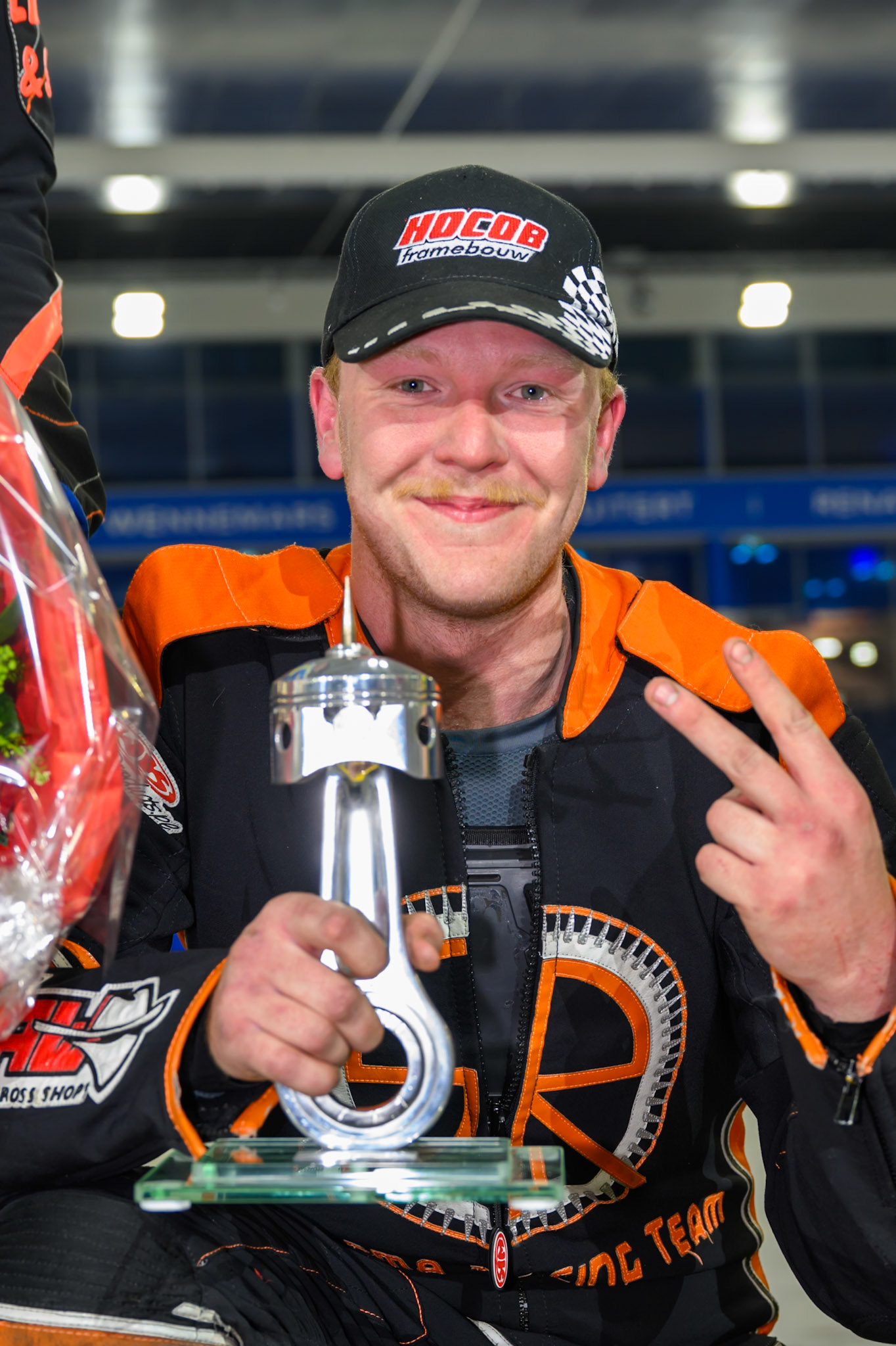 The winner and the only rider to win the event twice: Sebastian Reitsma of The Netherlands during the ROELOF THIJS BOKAAL at Ice Rink Thialf, Heerenveen on Friday 10th April 2026.  (Photo: Ian Charles | MI News)