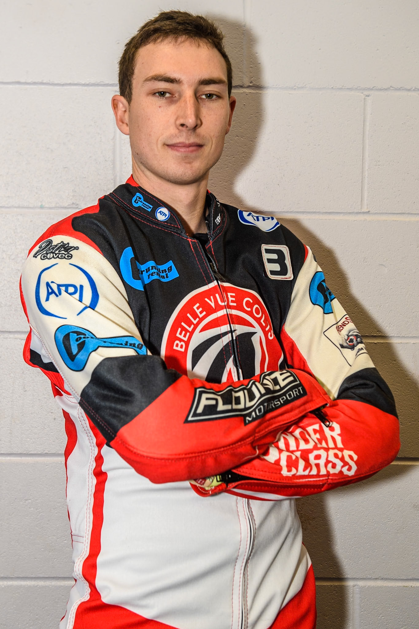 Belle Vue Colts' Matt Marson during the WSRA  National Development League match between Belle Vue Colts and Leicester Lion Cubs at the National Speedway Stadium, Manchester on Friday 29th March 2024. (Photo: Ian Charles | MI News)