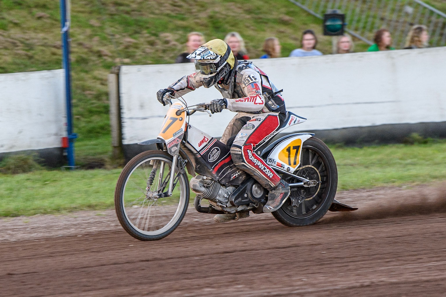 Andrew Appleton in action for Great Britain during the FIM Long Track Of Nations event at the Speed Centre Roden on Sunday 24th September 2023. (Photo: Ian Charles | MI News)