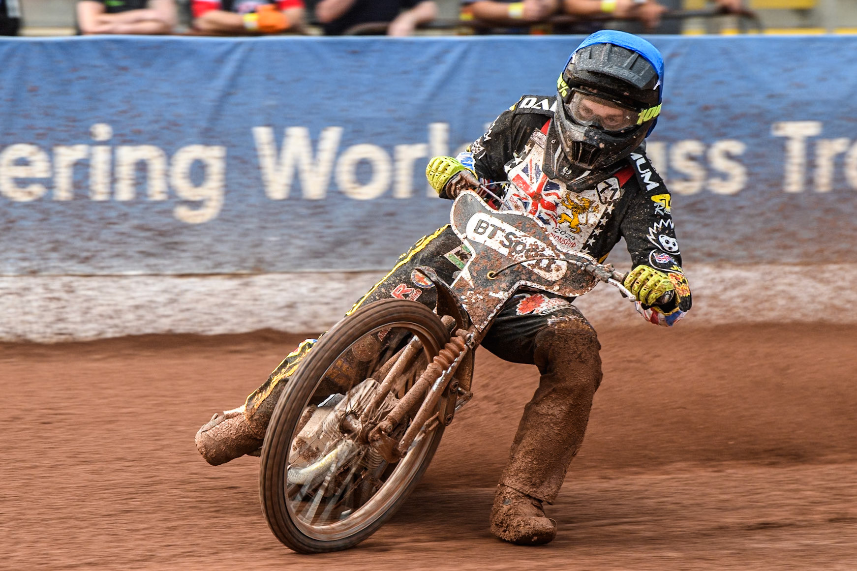 Jack Crewe (500cc)   in action during the British Youth 500cc Championships at the National Speedway Stadium, Manchester on Friday 2nd August 2024. (Photo: Ian Charles | MI News)